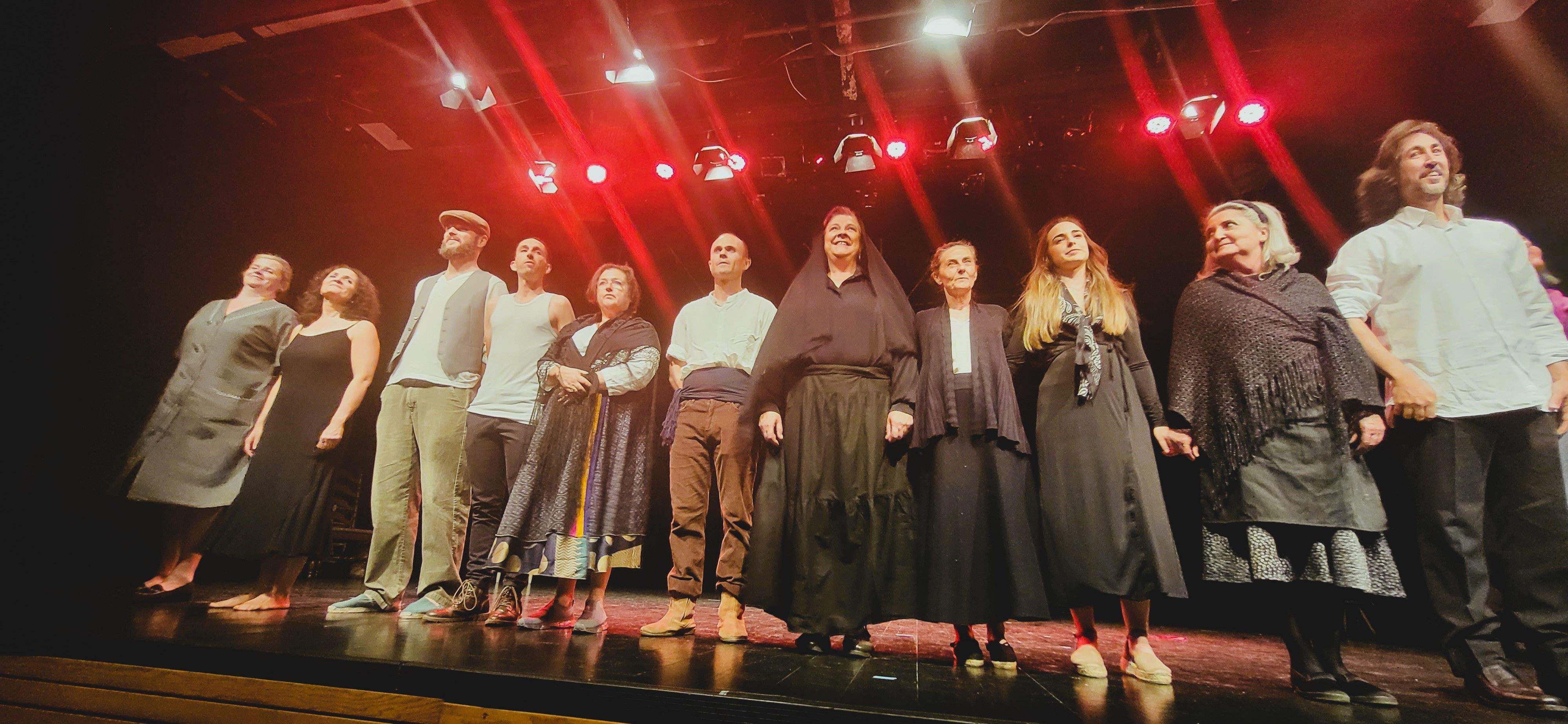 Alboroque interpretando "Bodas de Sangre". Foto Myriam Martínez