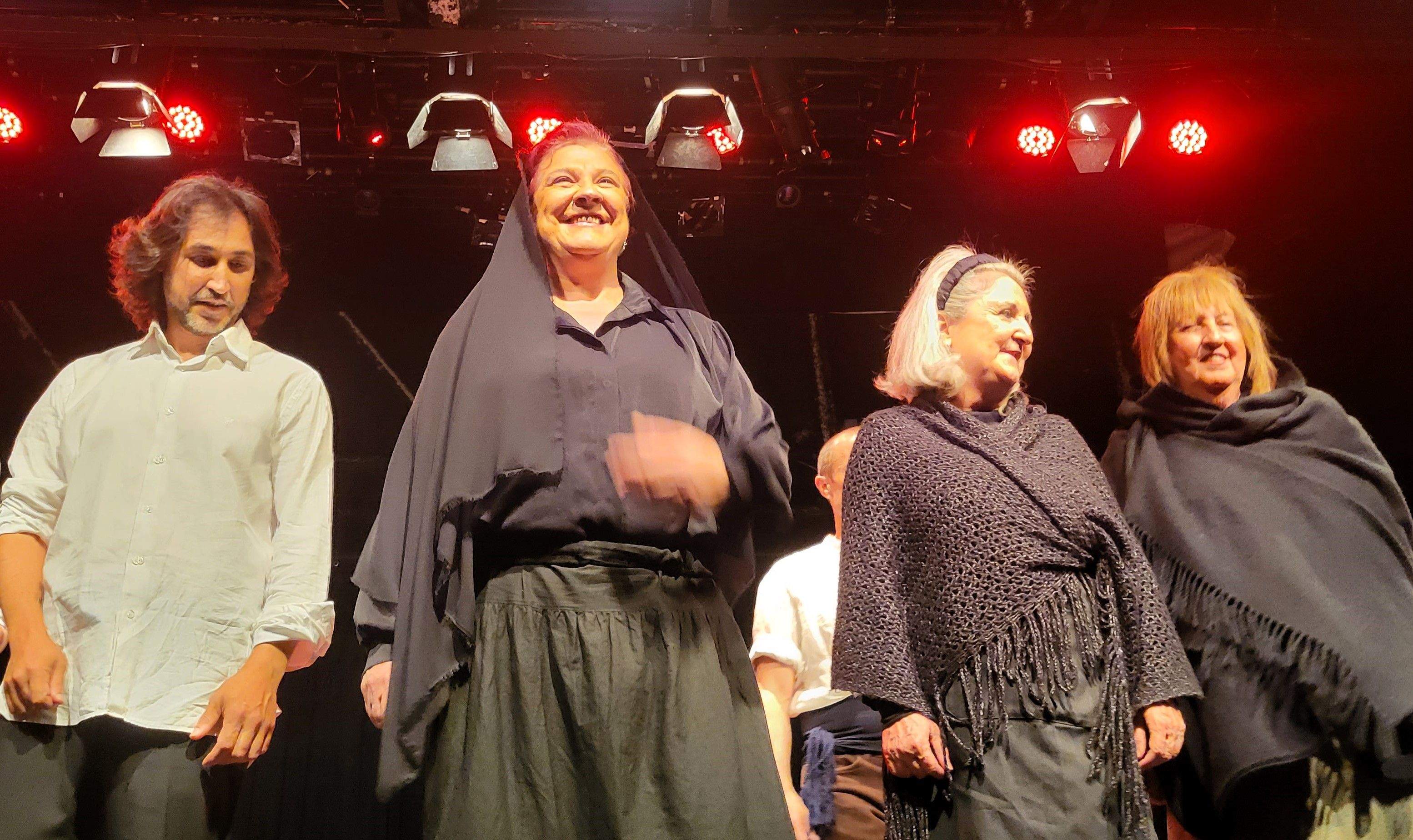 Alboroque interpretando "Bodas de Sangre". Foto Myriam Martínez