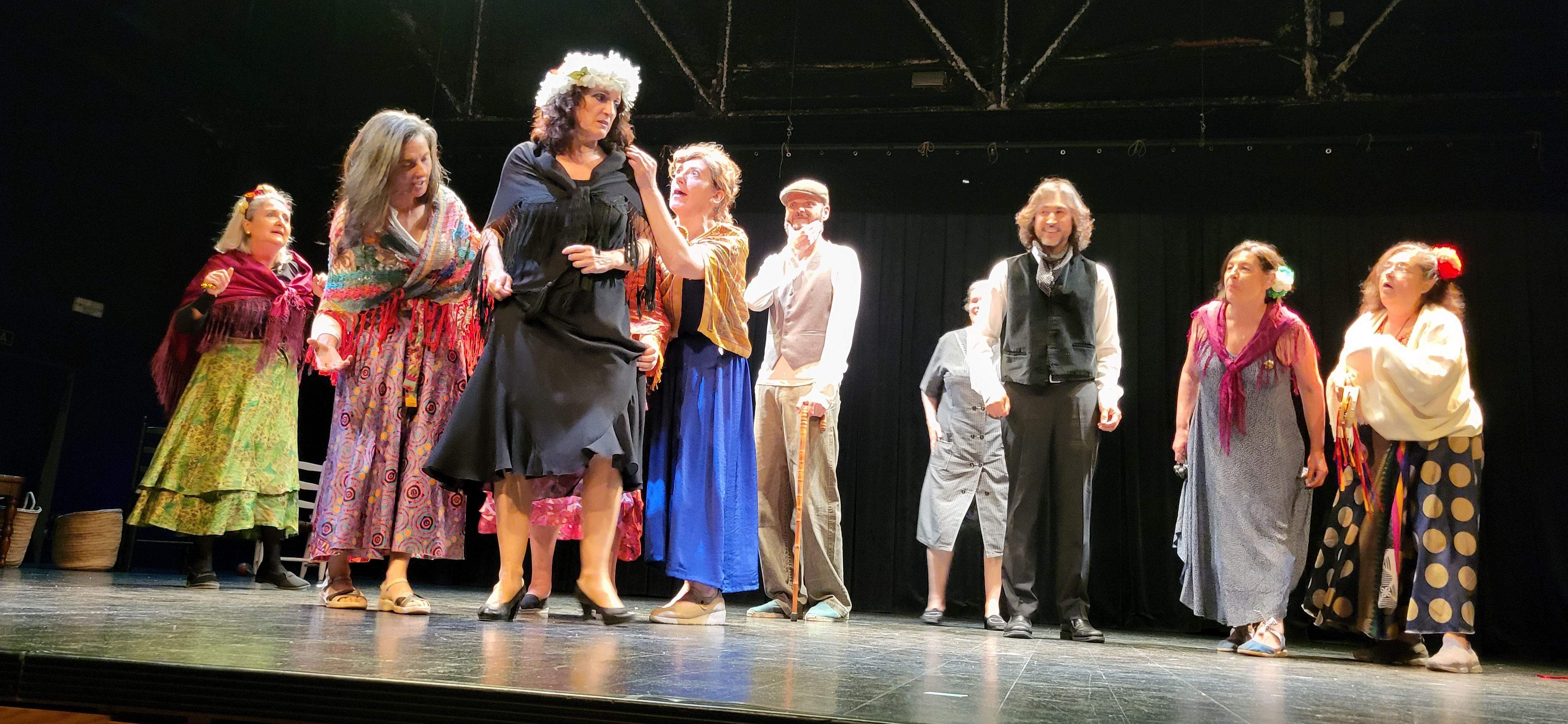 Alboroque interpretando "Bodas de Sangre". Foto Myriam Martínez