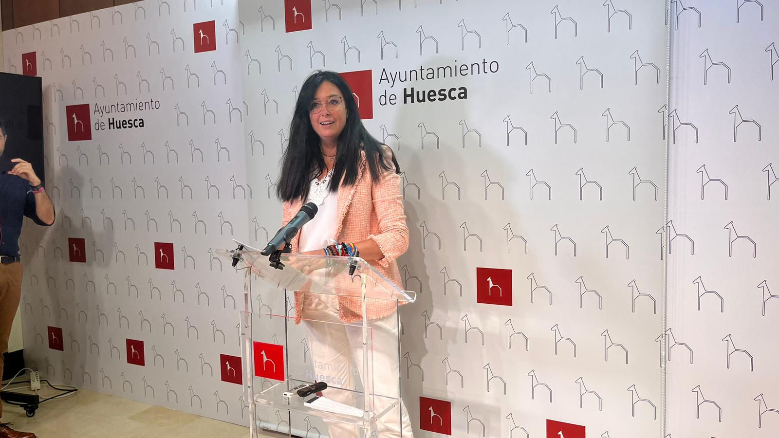 Lorena Orduna, en una rueda de prensa de este miércoles. Foto Mercedes Manterola