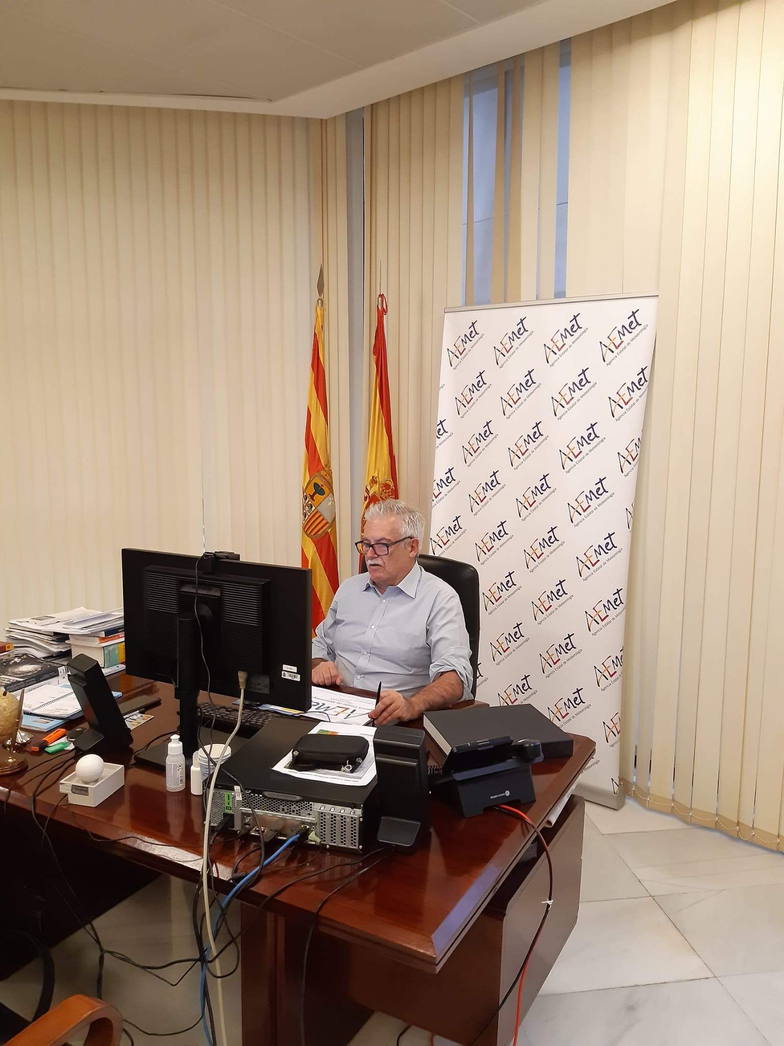 Rafael Requena, delegado de Aemet en Aragón