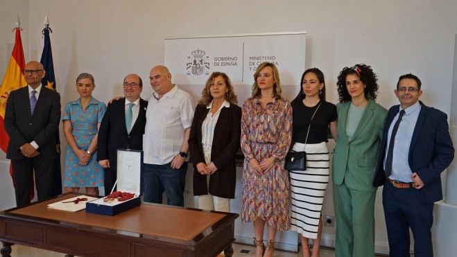 Entrega de la Orden de Alfonso X a Carlos Saura a título póstumo. Entrega de la Orden de Alfonso X a Carlos Saura a título póstumo.