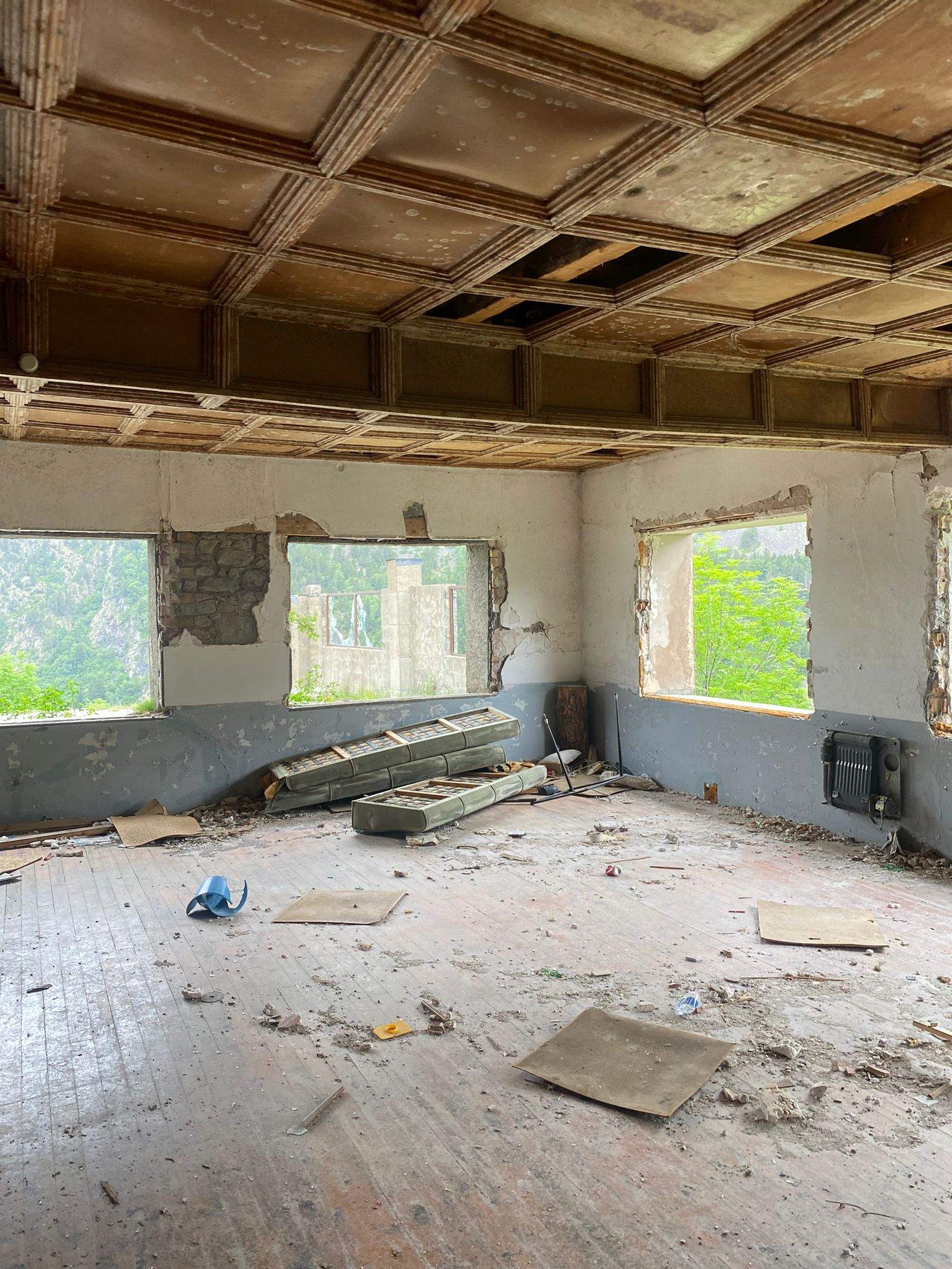 Estado de los Baños de Benasque. Foto Nacho Bernad