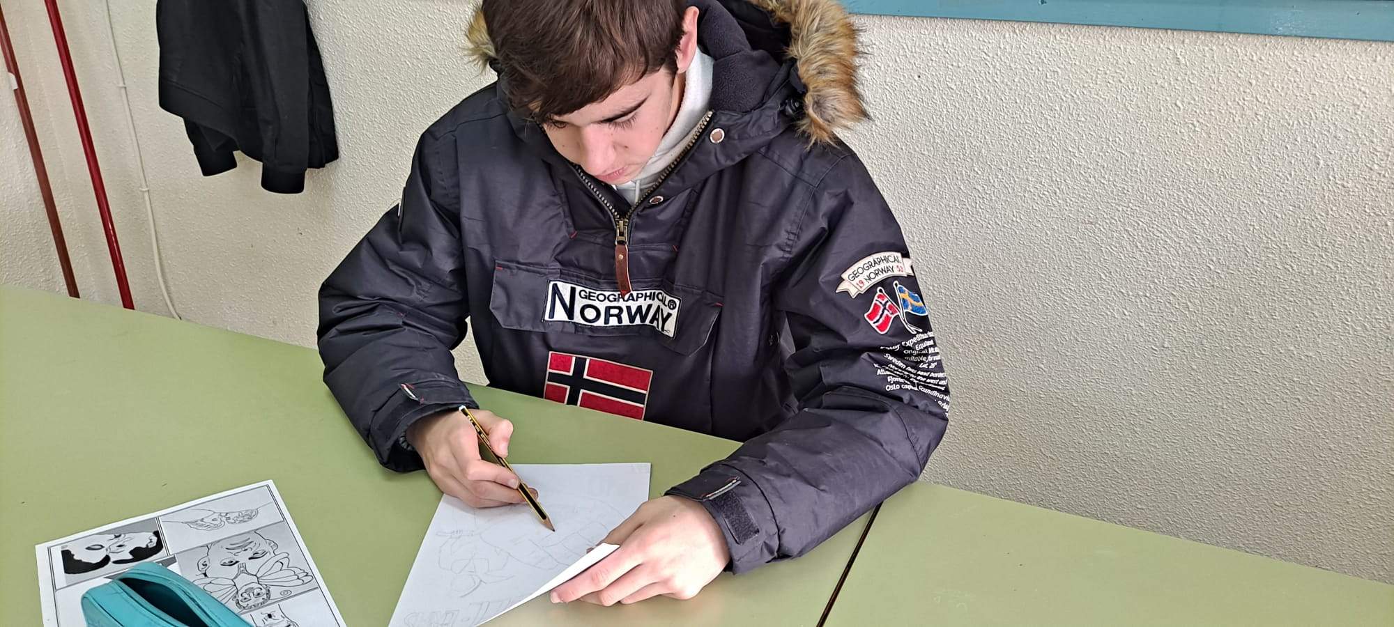 Proceso de creación de un cómic sobre Buñuel en el IES Montes Negros de Grañén.