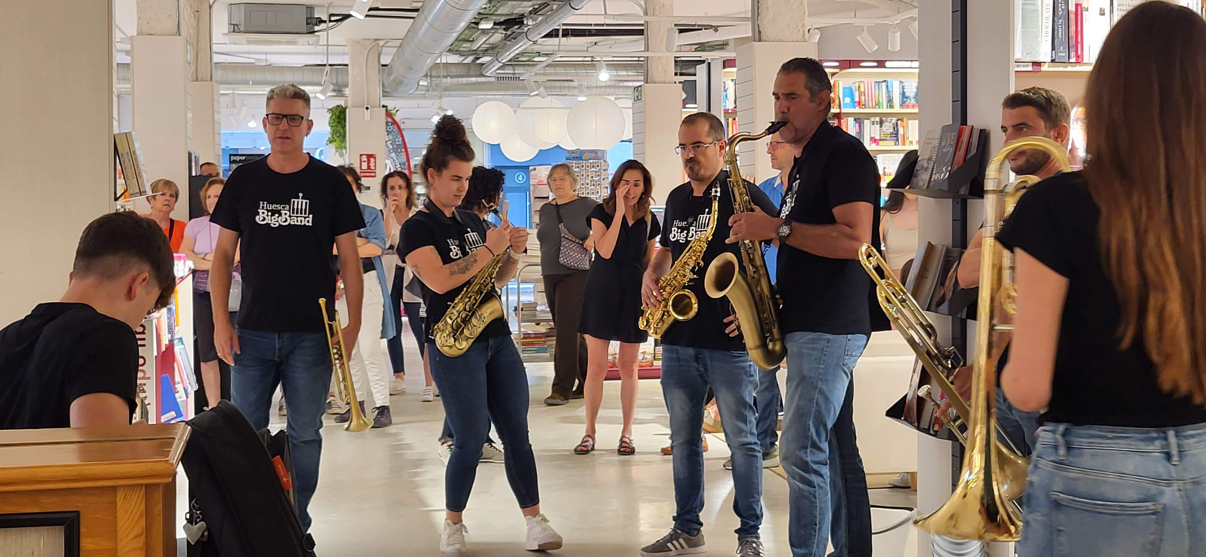  La Huesca Big Band en Santos Ochoa. Foto Myriam Martínez