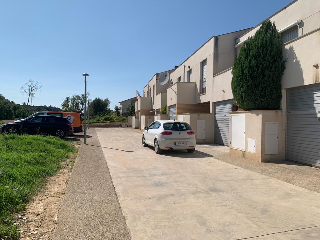 Imagen de las casas que se vieron afectadas por la crecida.