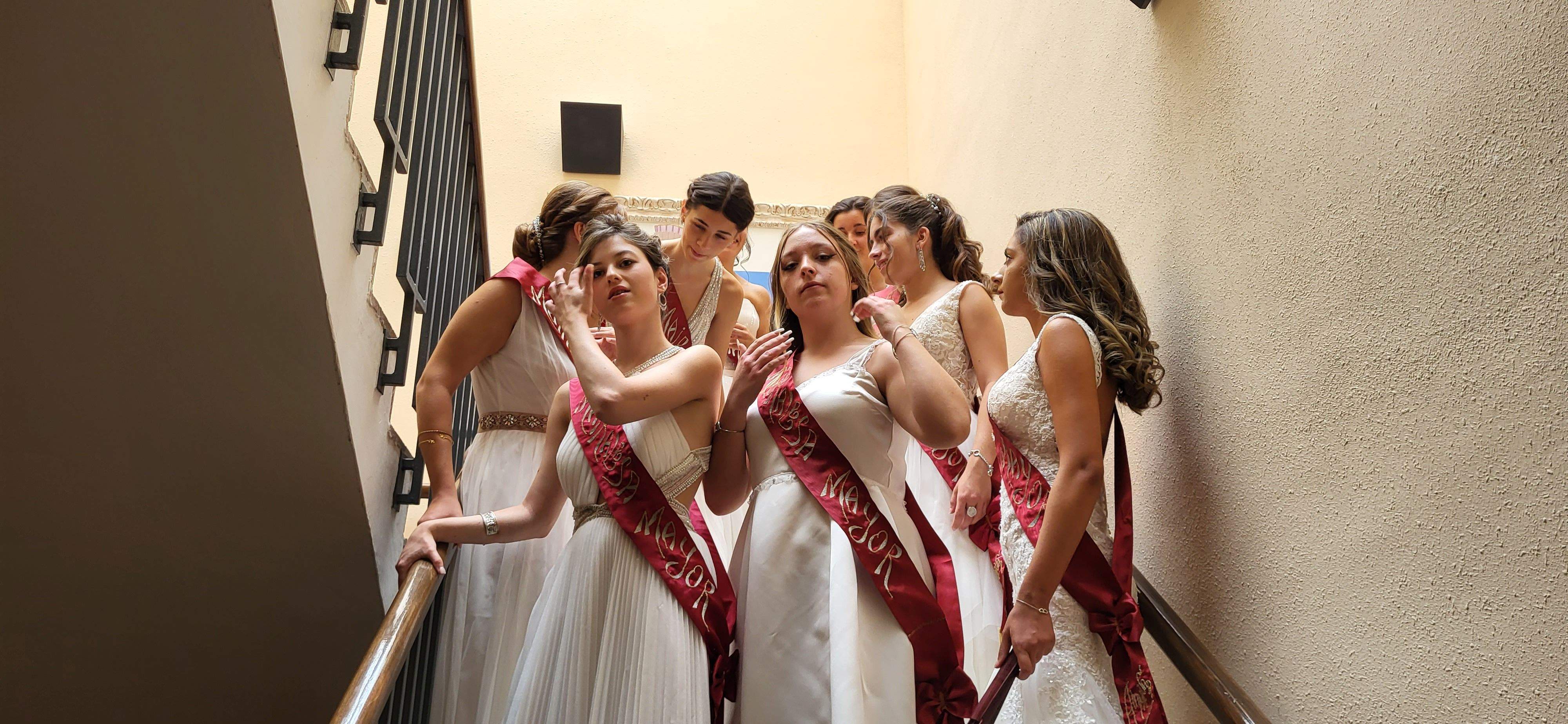 Almudévar celebra el chupinazo. Foto Mercedes Manterola 