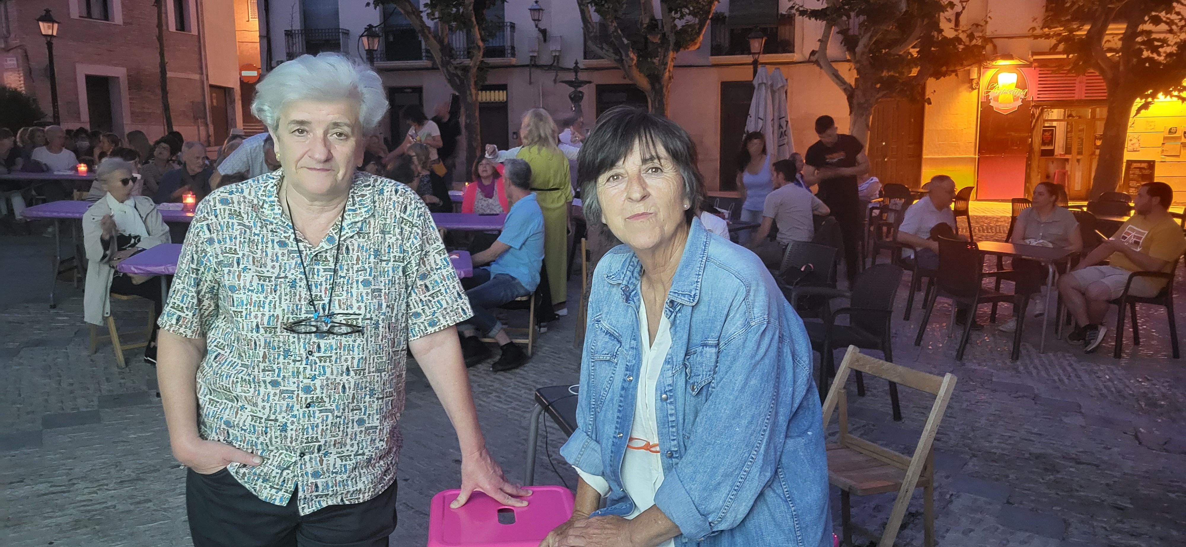 Beatriz López y Mercedes Gabarre. Foto Myriam Martínez