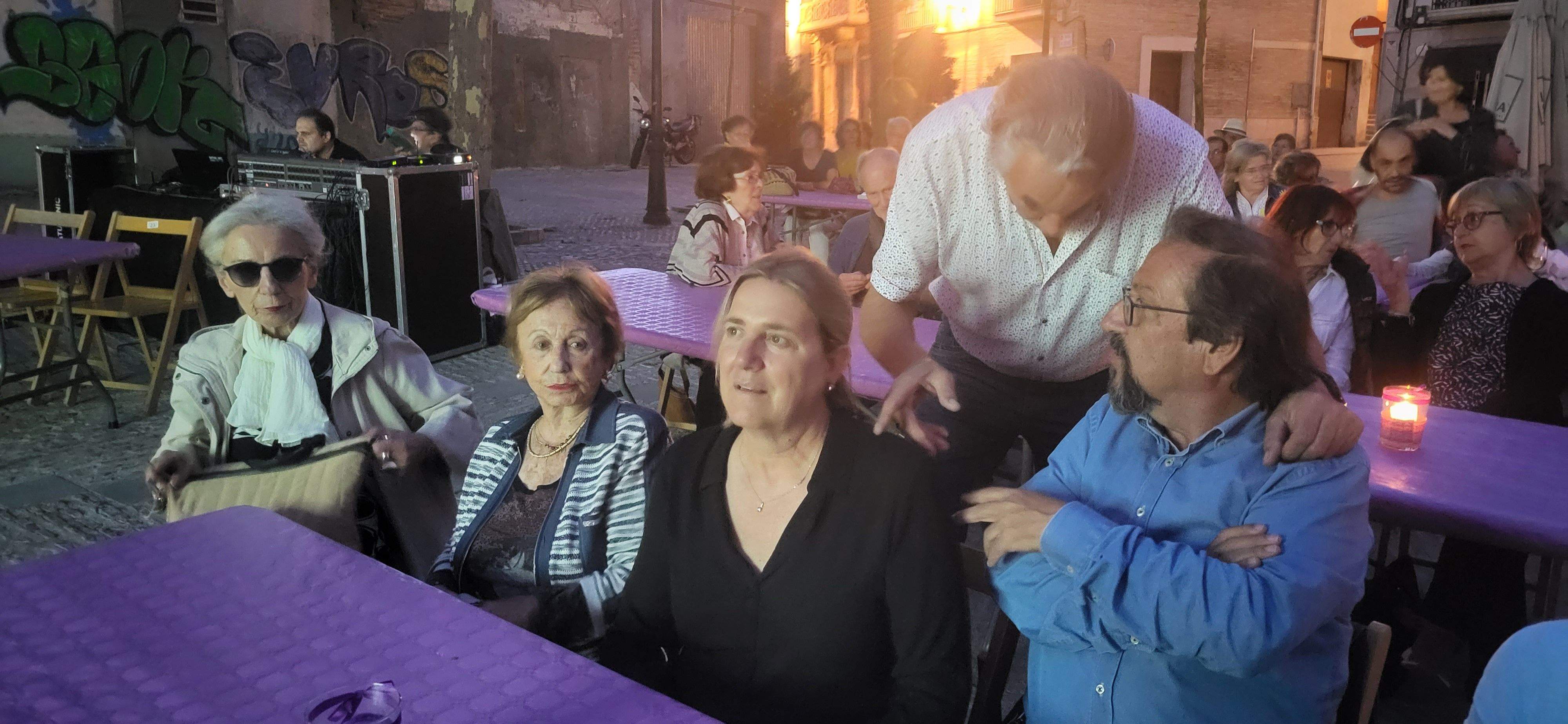 Velada Violeta con Beatriz López y Mercedes Gabarre. Foto Myriam Martínez