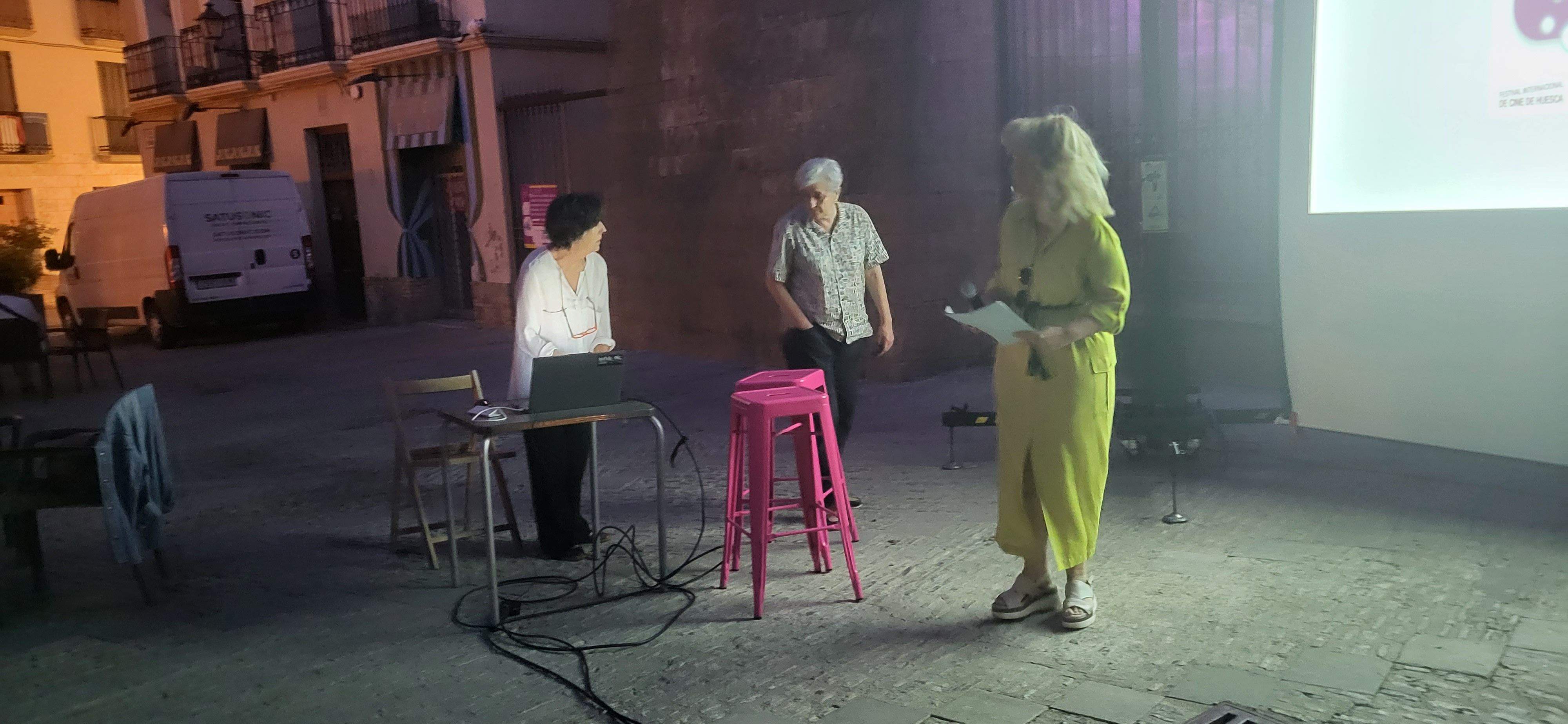 Velada Violeta con Beatriz López y Mercedes Gabarre. Foto Myriam Martínez