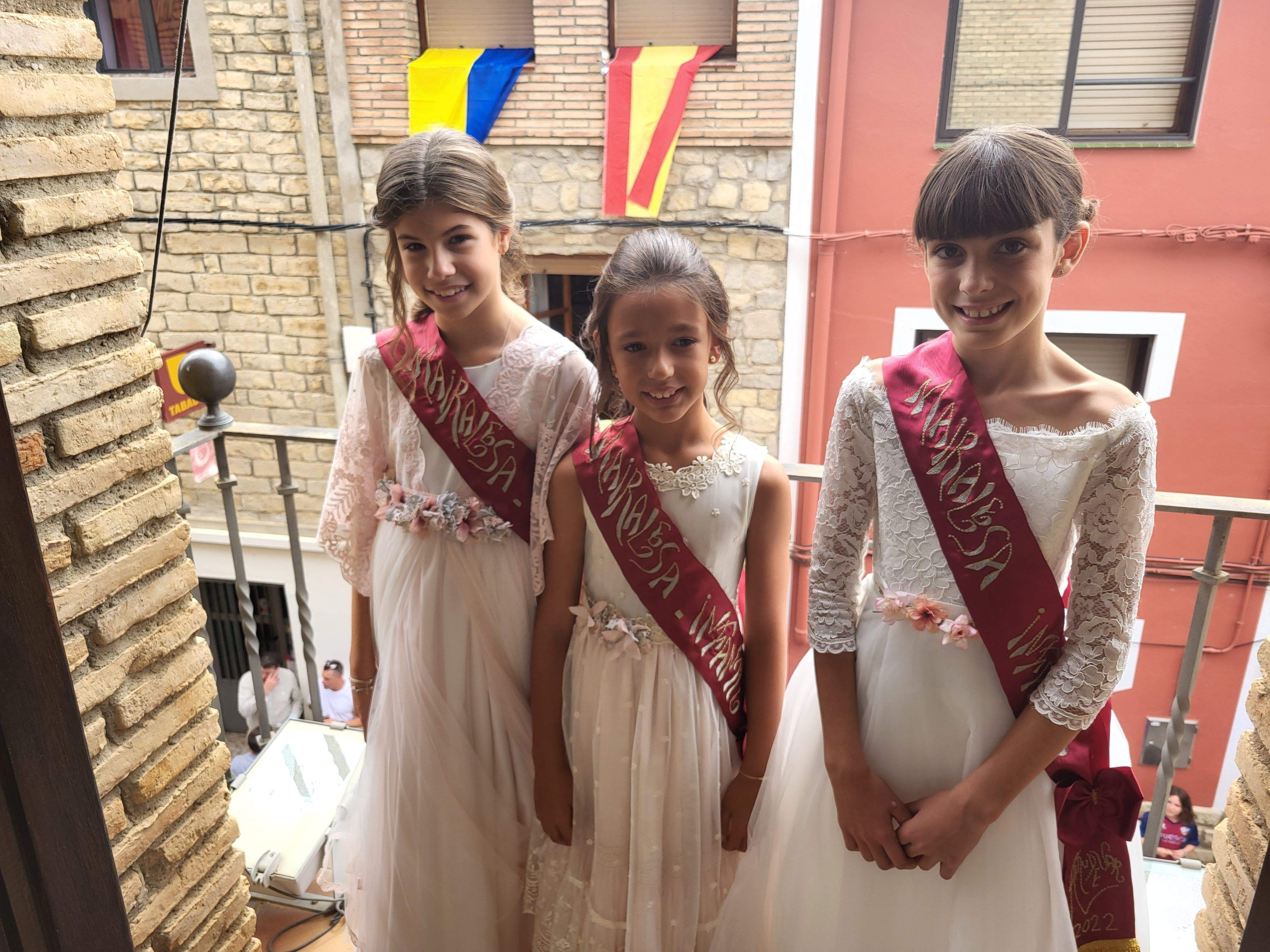 Gran chupinazo anunciador de las fiestas de Almudévar. Foto Myriam Martínez 