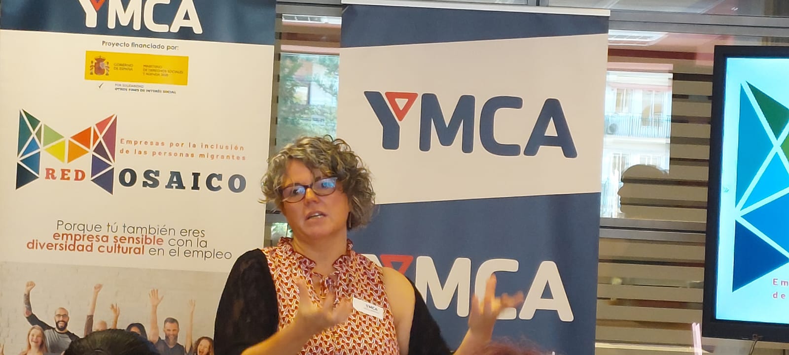 Erica, delegada de YMCA