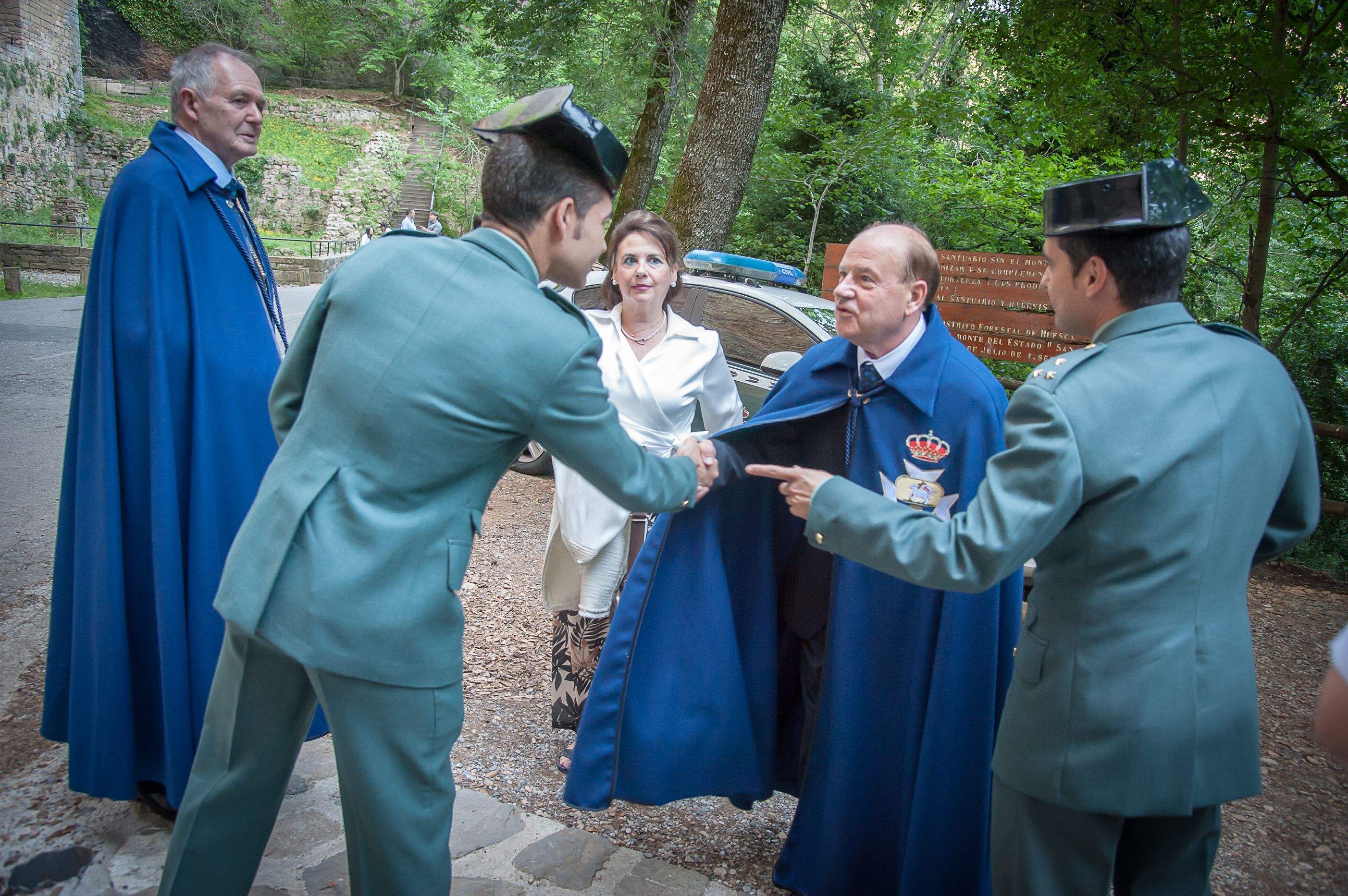 Homenaje a los Reyes de Aragón de la Hermandad de San Juan de la Peña