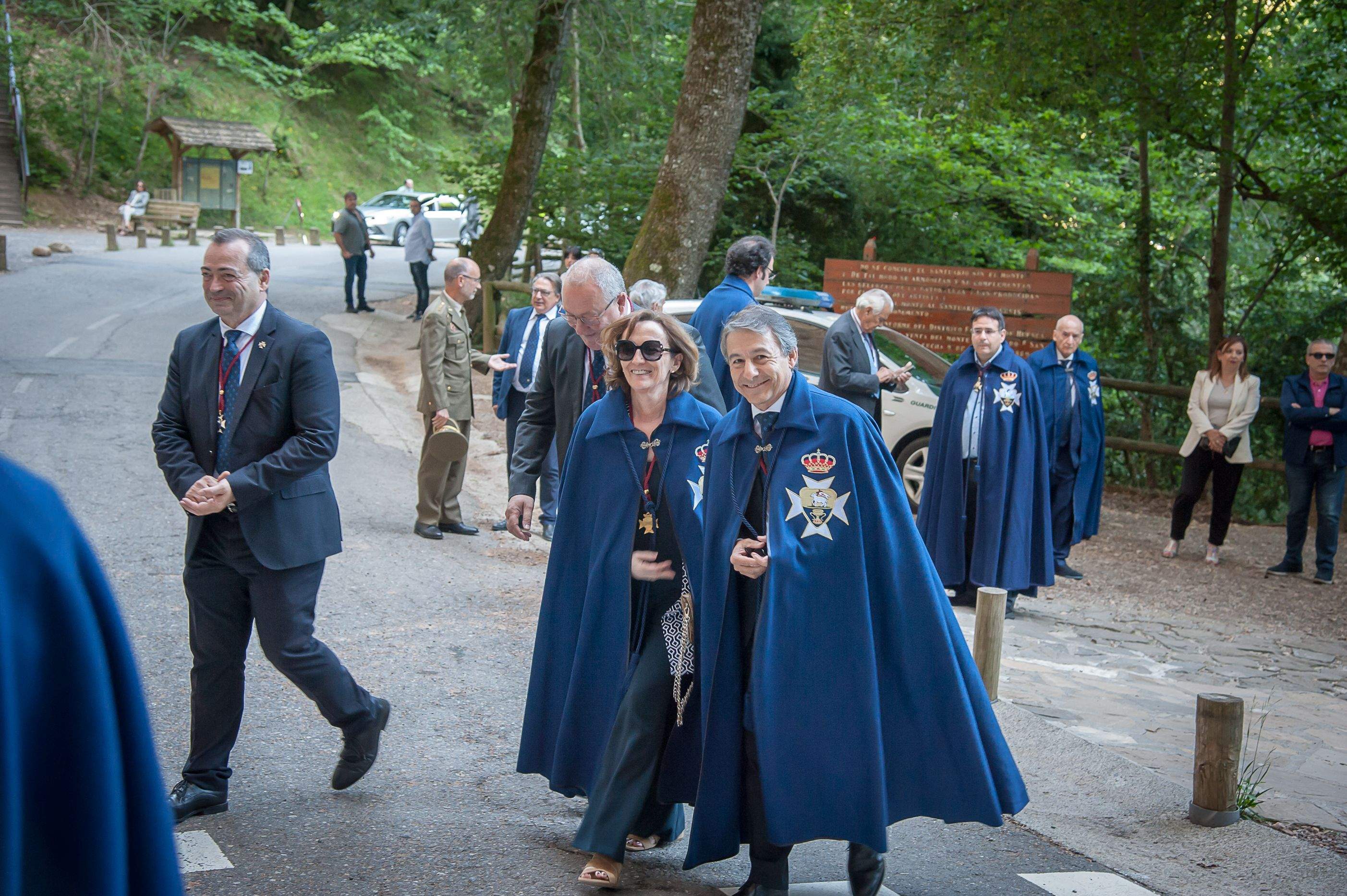 Homenaje a los Reyes de Aragón de la Hermandad de San Juan de la Peña