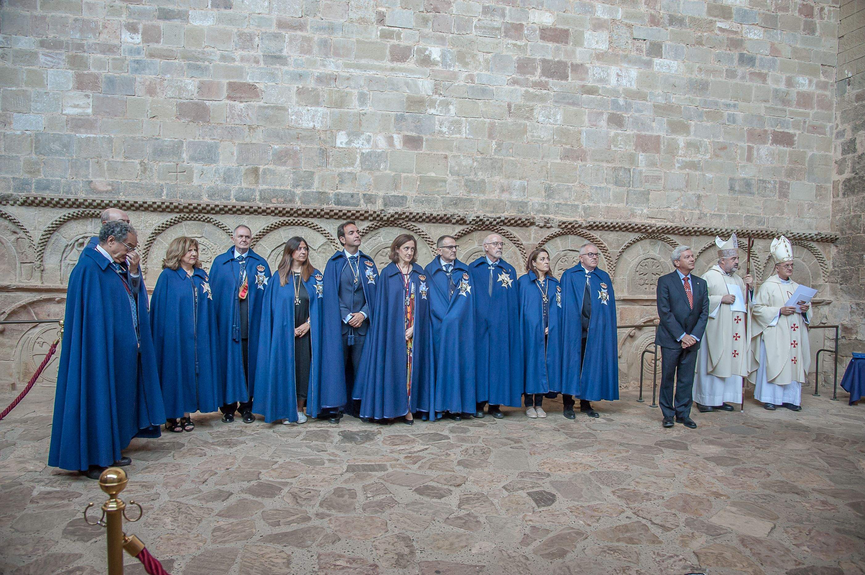 Homenaje a los Reyes de Aragón de la Hermandad de San Juan de la Peña