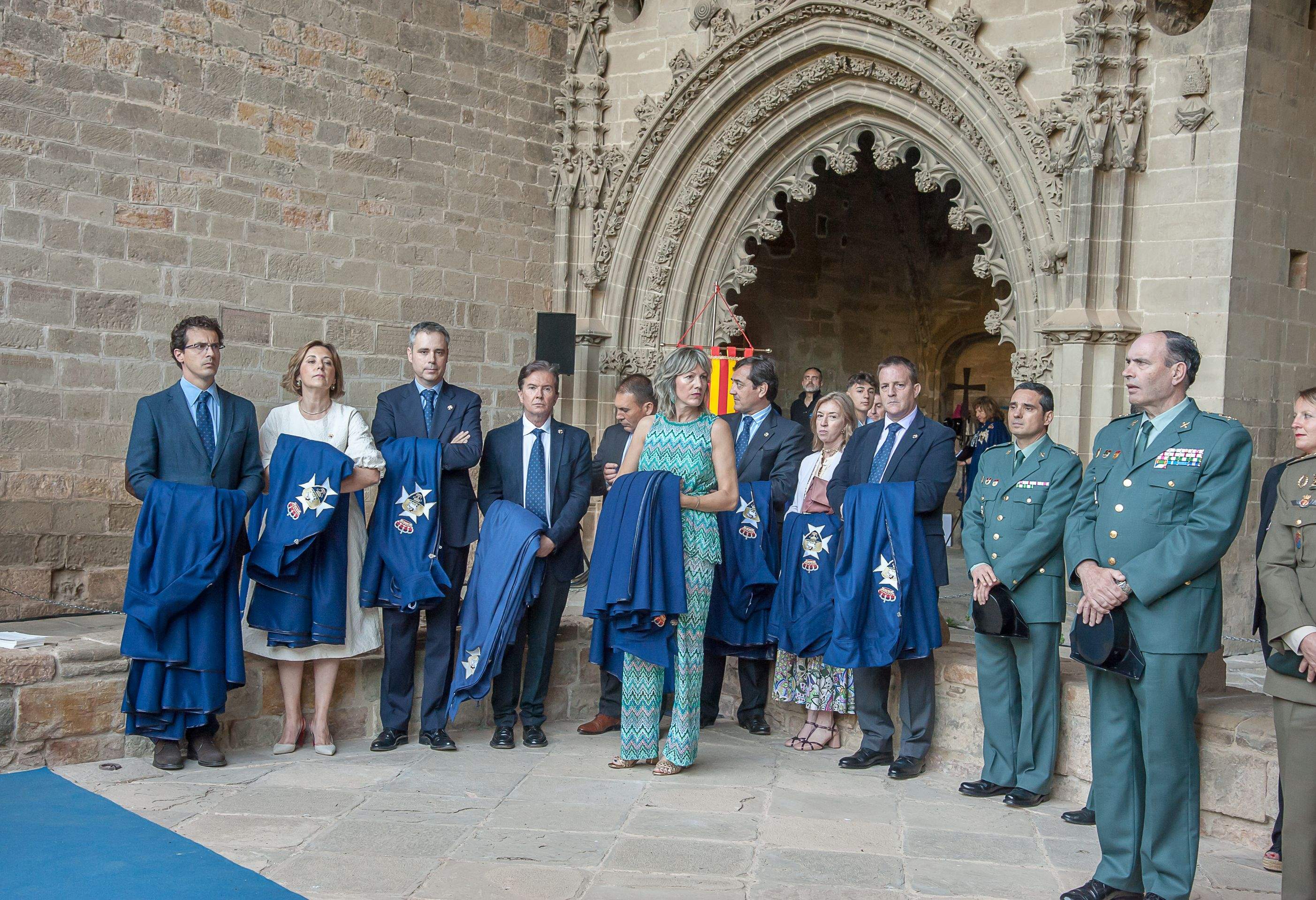 Homenaje a los Reyes de Aragón de la Hermandad de San Juan de la Peña