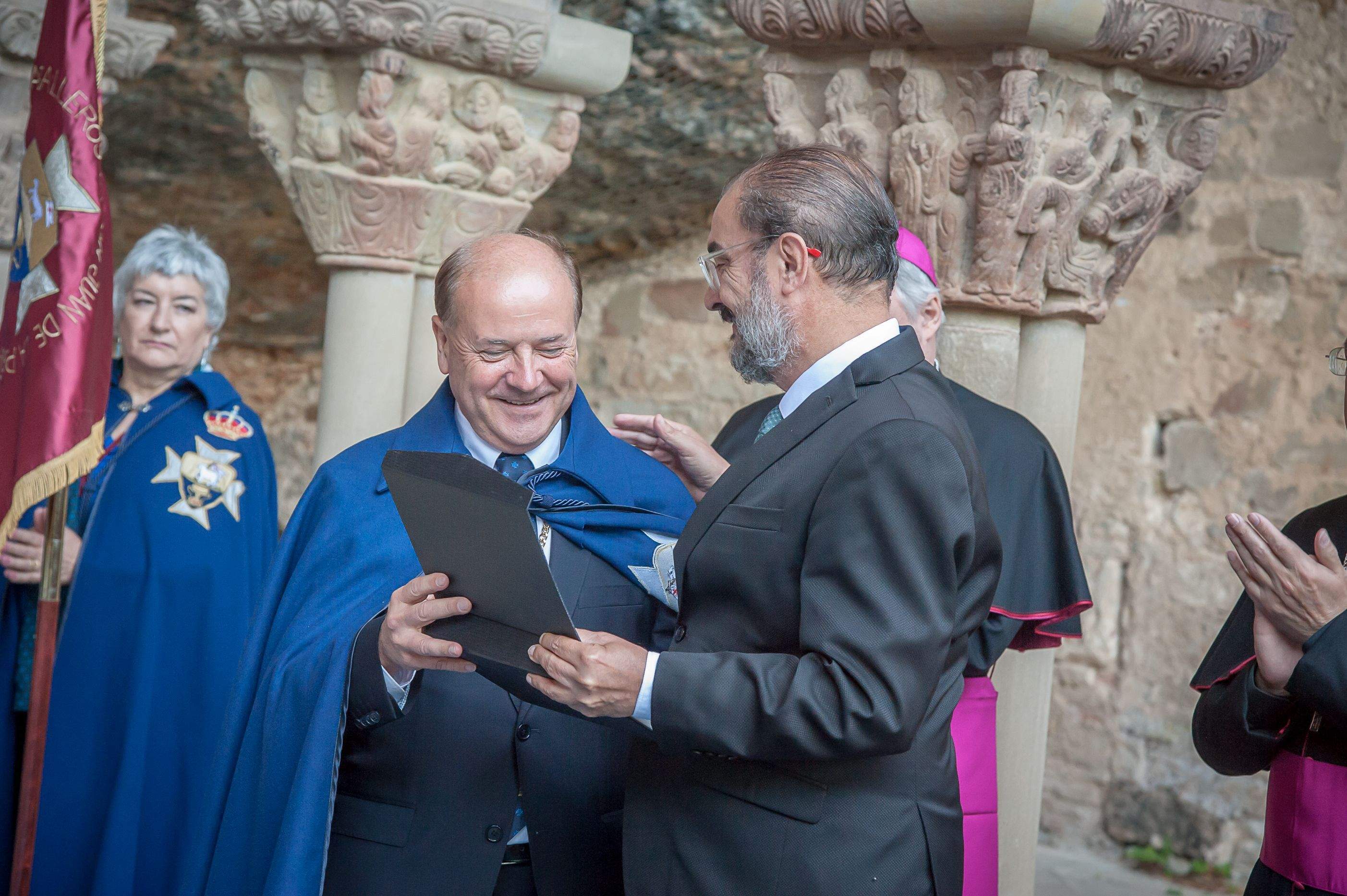 Homenaje a los Reyes de Aragón de la Hermandad de San Juan de la Peña