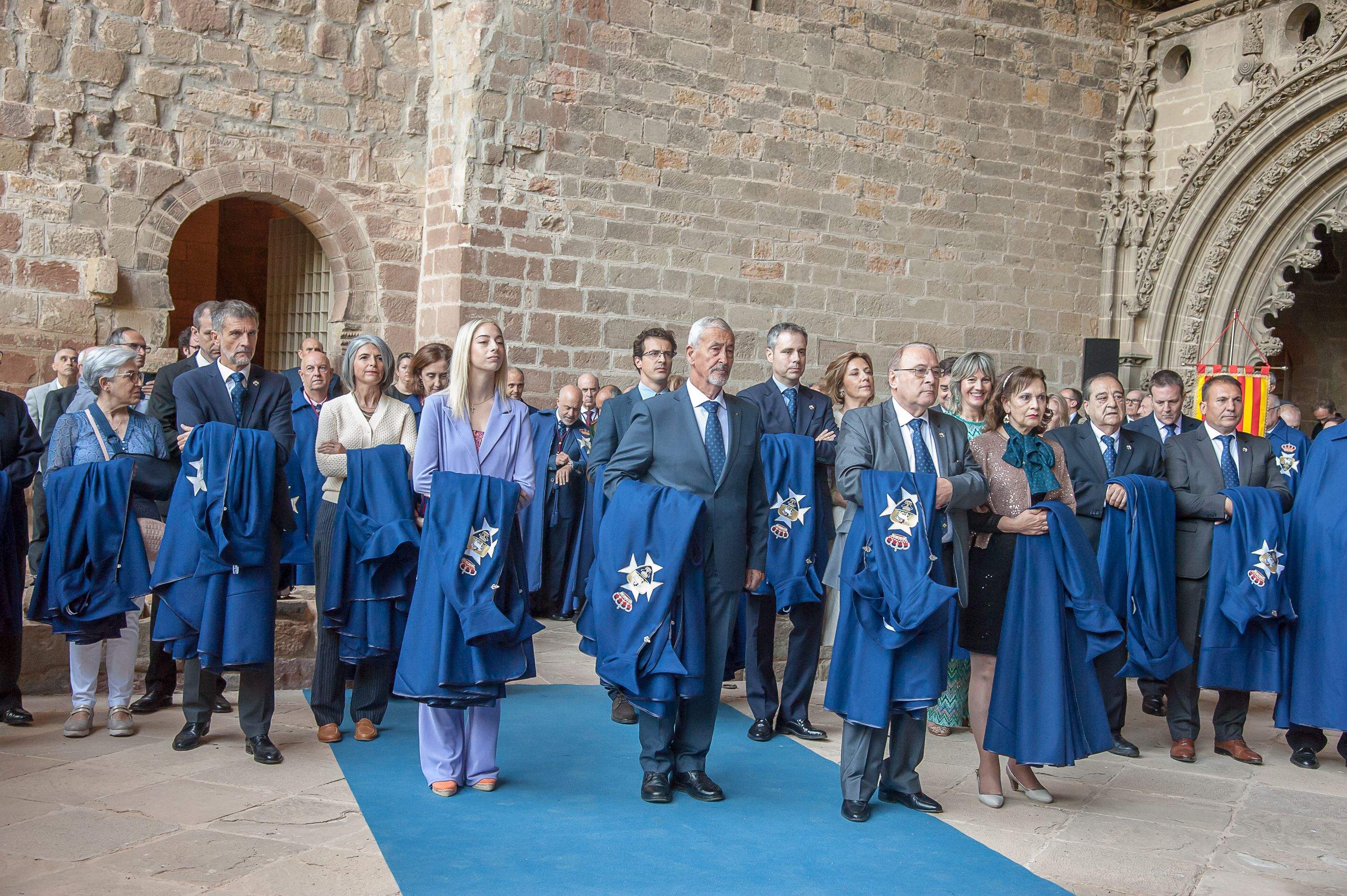 Homenaje a los Reyes de Aragón de la Hermandad de San Juan de la Peña