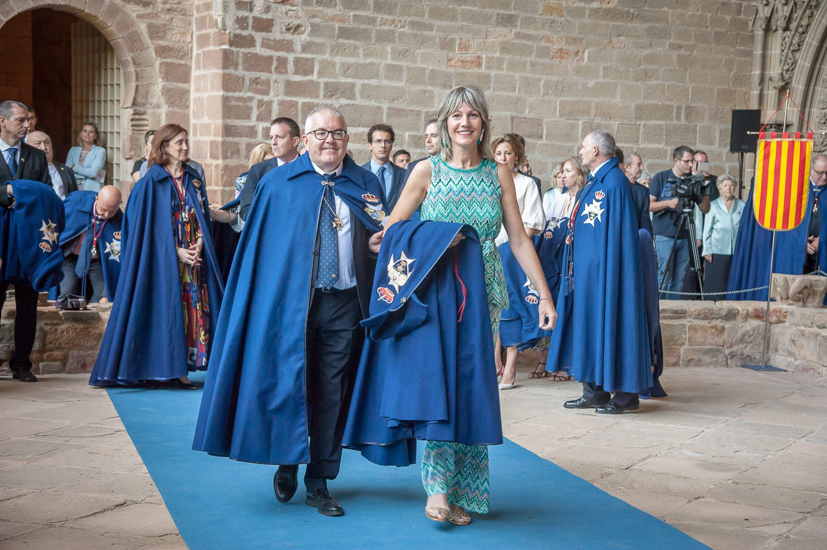 Homenaje a los Reyes de Aragón de la Hermandad de San Juan de la Peña