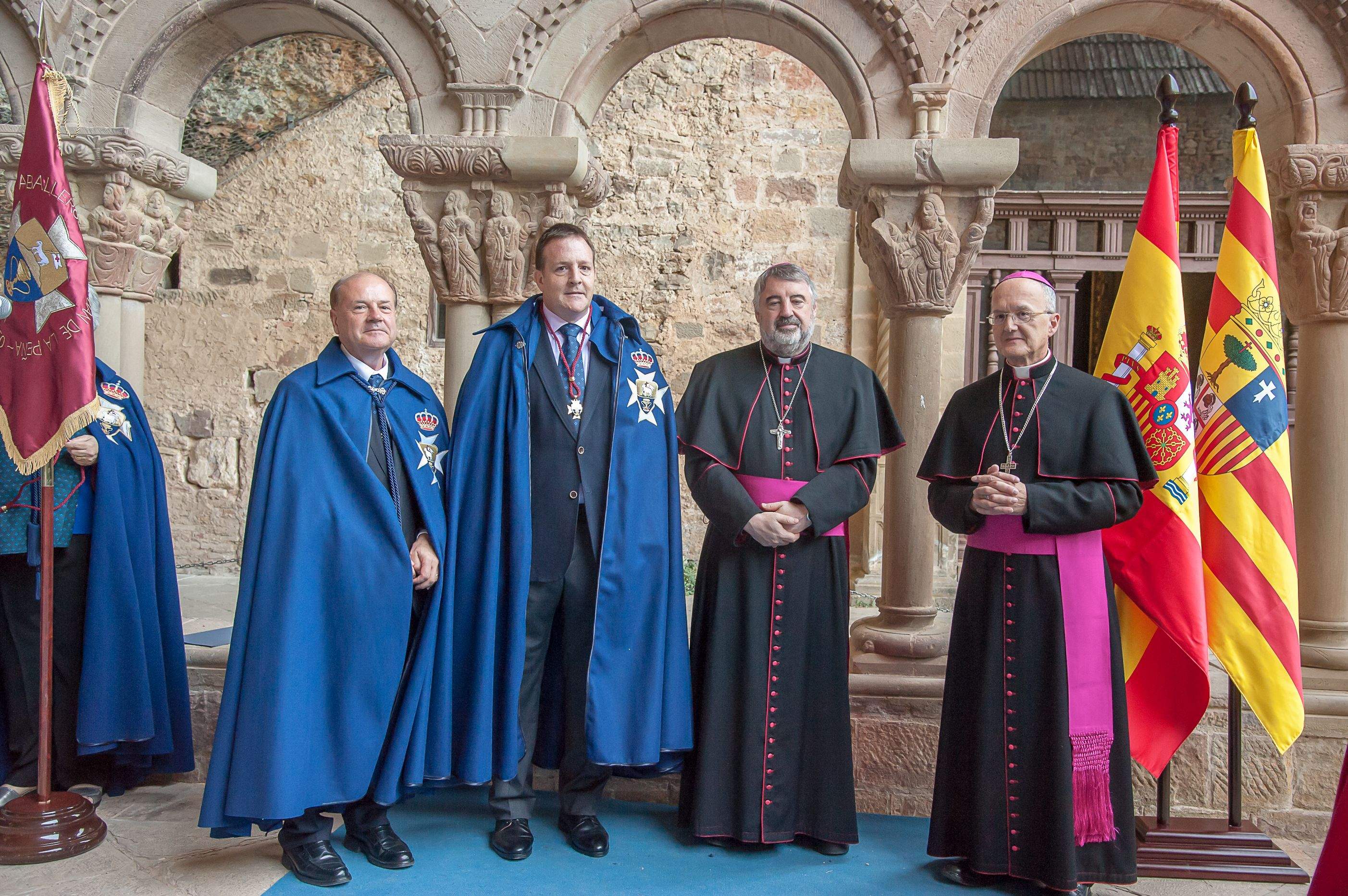 Homenaje a los Reyes de Aragón de la Hermandad de San Juan de la Peña
