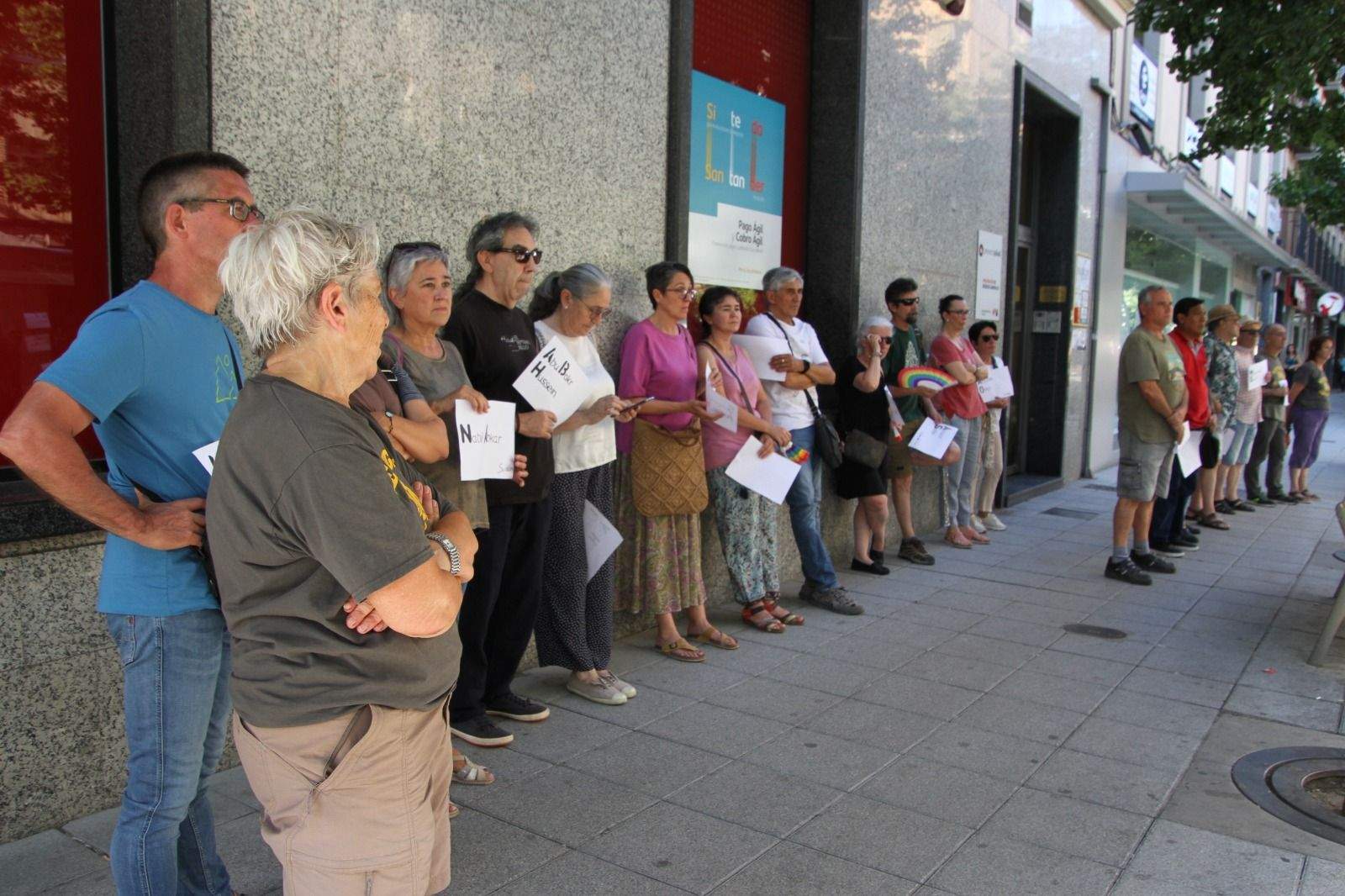 Aniversario de la masacre de Melilla: Huesca no olvida. Foto Carlos Neofato