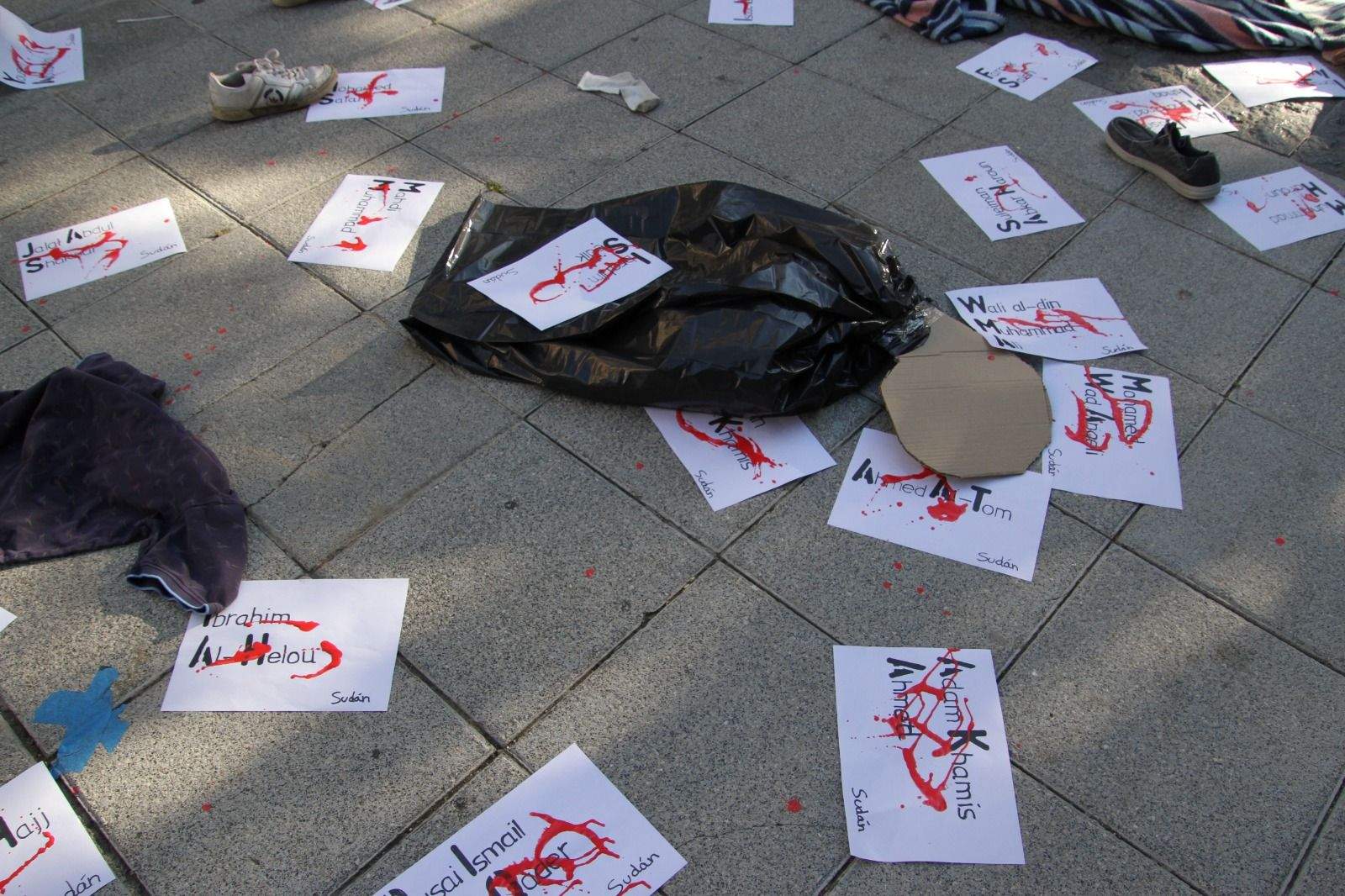 Aniversario de la masacre de Melilla: Huesca no olvida. Foto Carlos Neofato