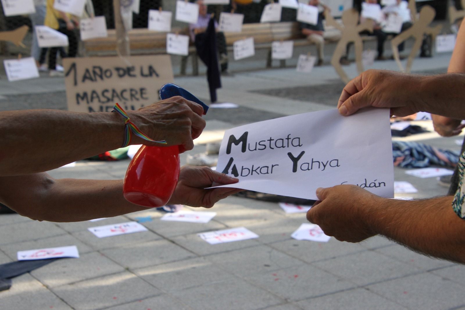 Aniversario de la masacre de Melilla: Huesca no olvida. Foto Carlos Neofato