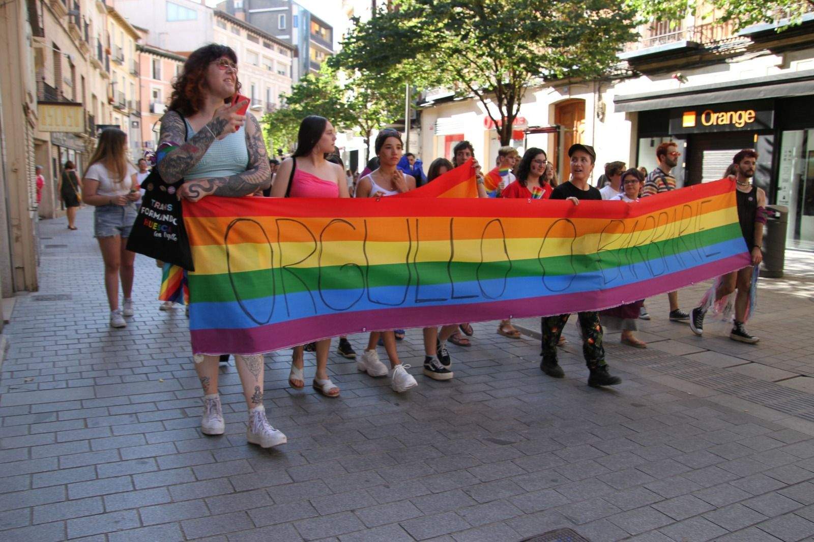Orgullo 2023 en Huesca. Foto Carlos Neofato