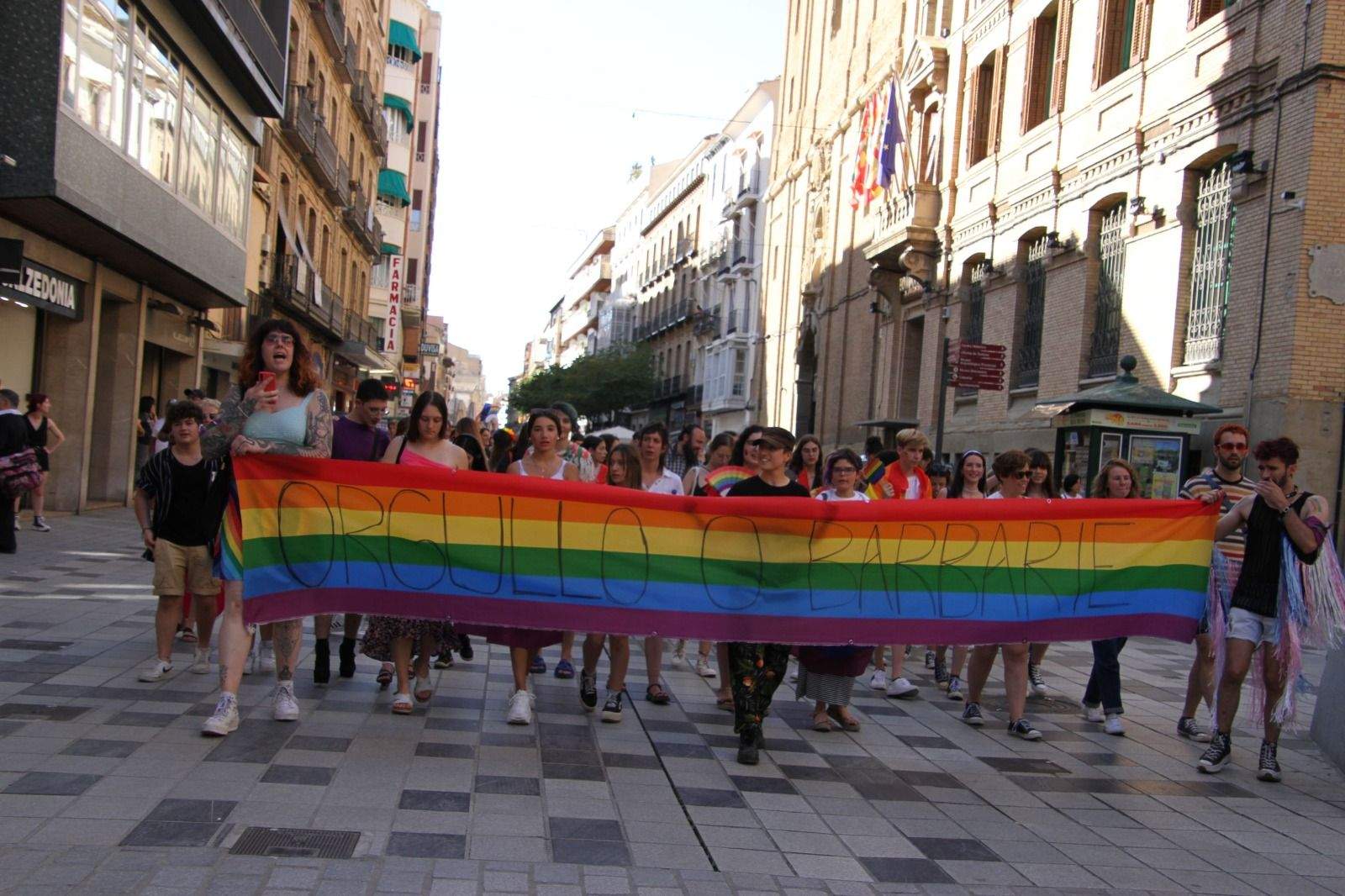 Orgullo 2023 en Huesca. Foto Carlos Neofato