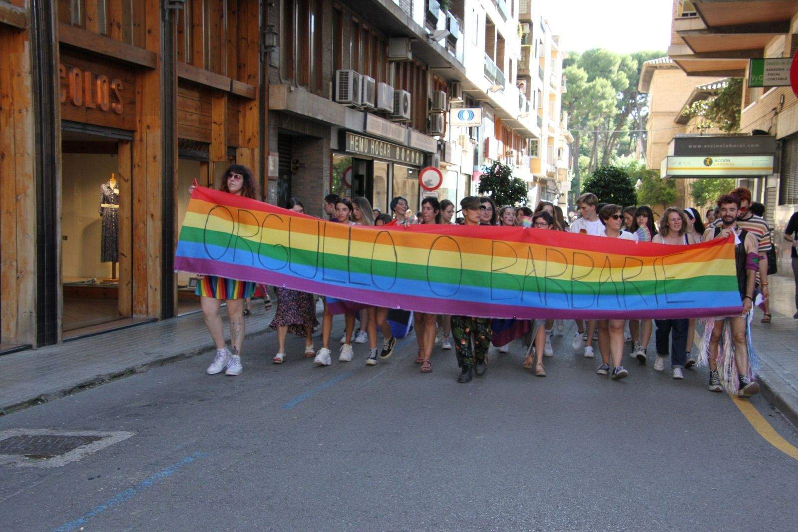 Orgullo 2023 en Huesca. Foto Carlos Neofato
