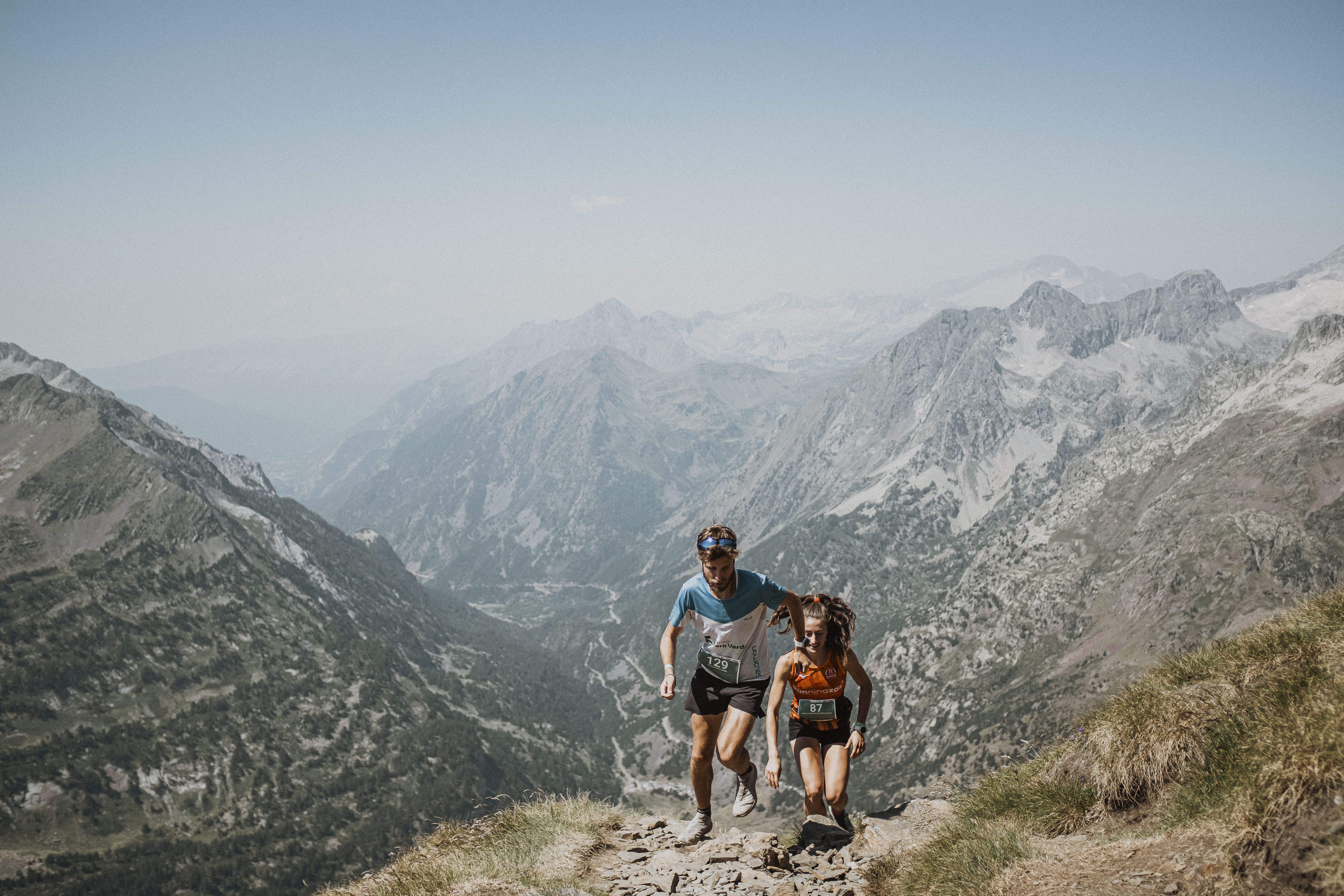 Segundo clasificado en el Kilómetro Vertical. Raúl Santana.
