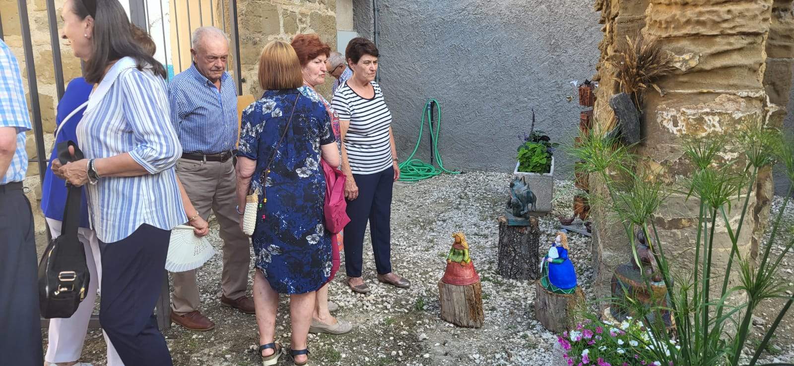 Exposición de artesanos del Casco Viejo en La Malena. Foto J.G.A.