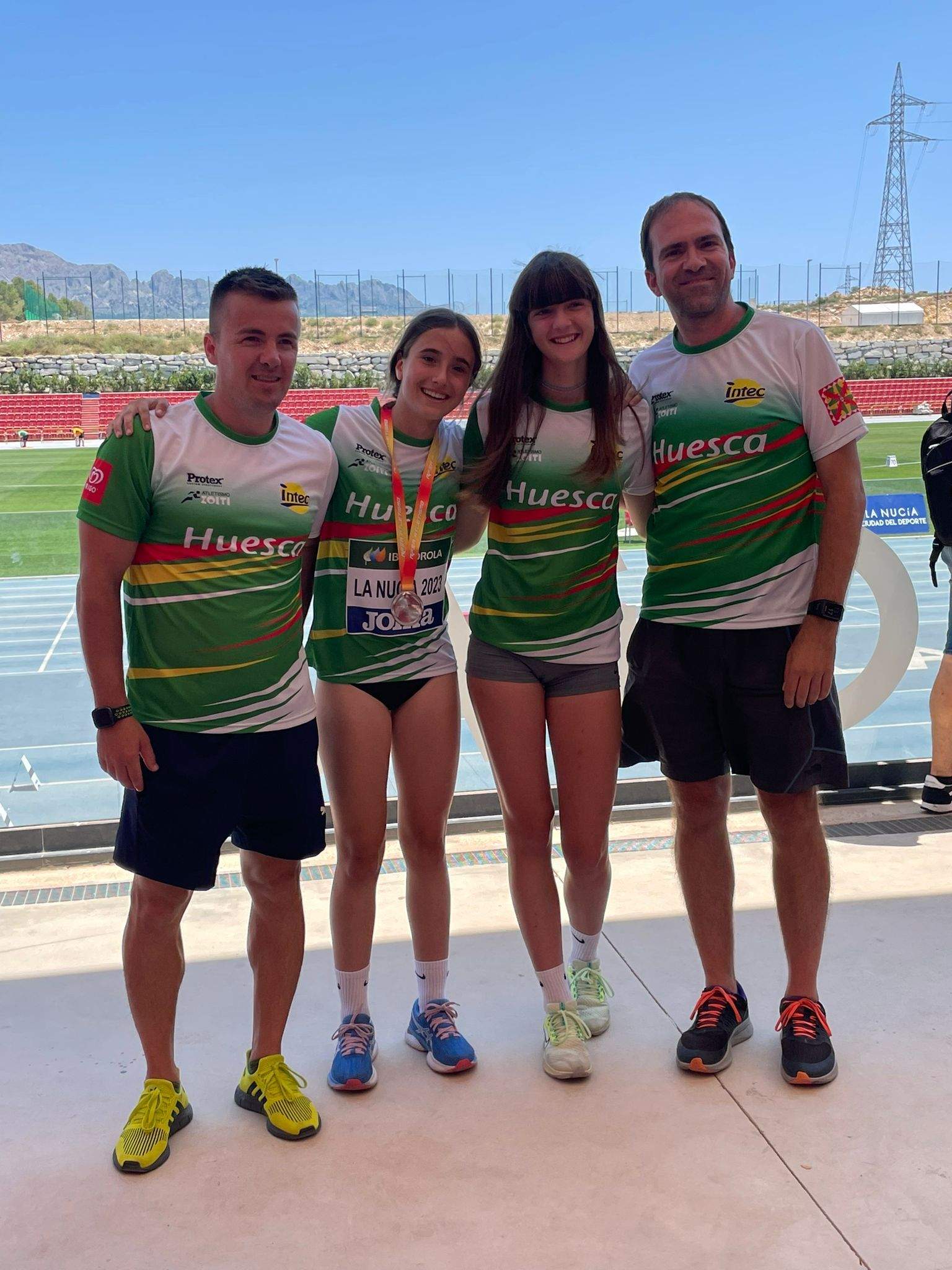 Lucian Bleza, María Laguarta, Claudia Arce y Dani Durán