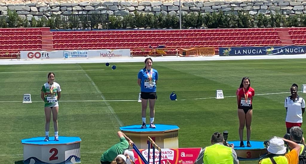 Podio de María Laguarta