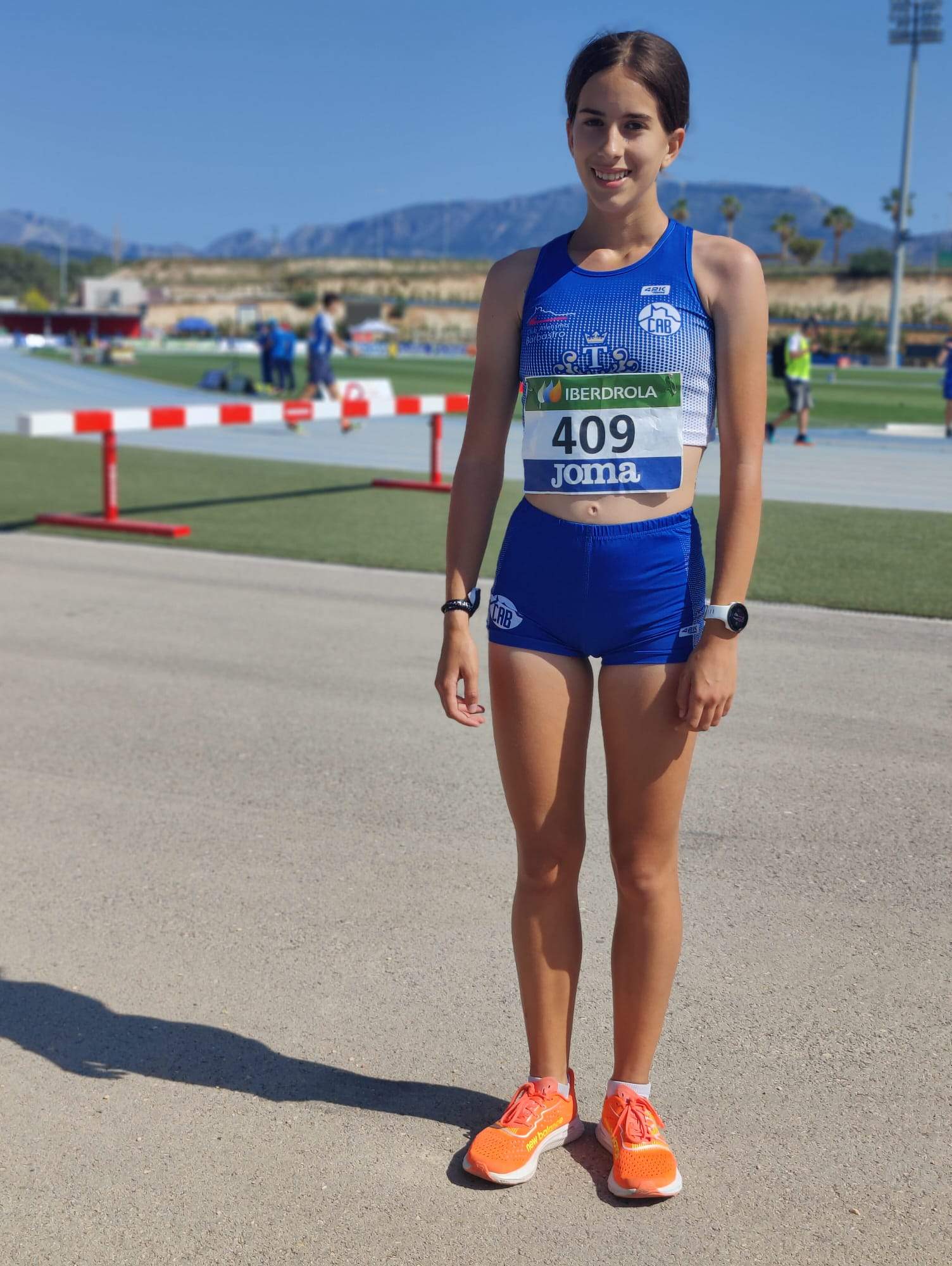 Clara Lacoma, gran octavo puesto en marcha
