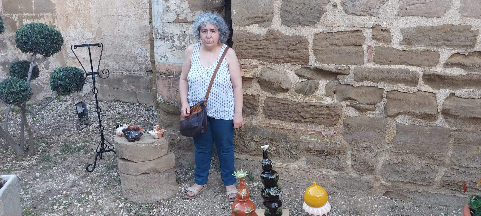 Exposición de artesanos del Casco Viejo en La Malena. Foto J.G.A.