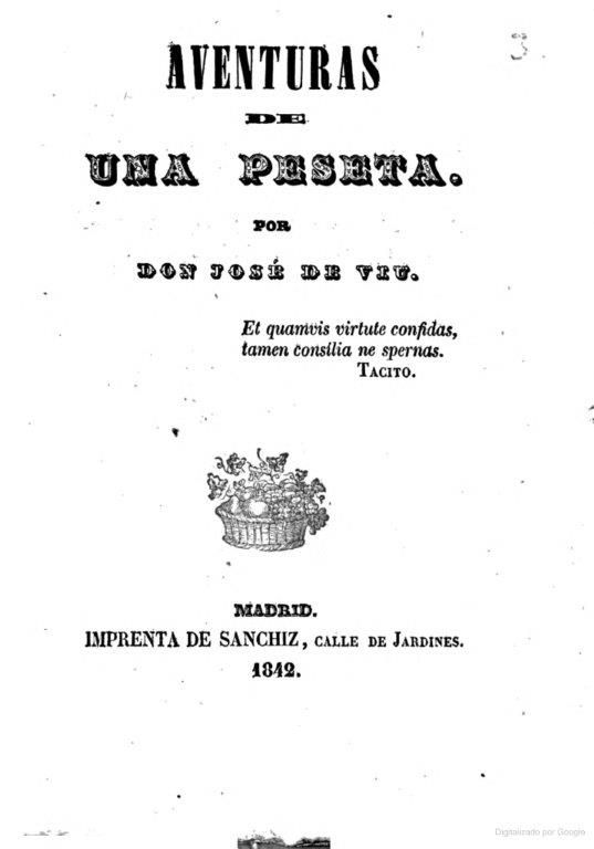 Libro de Aventuras de una peseta Libro de Aventuras de una peseta