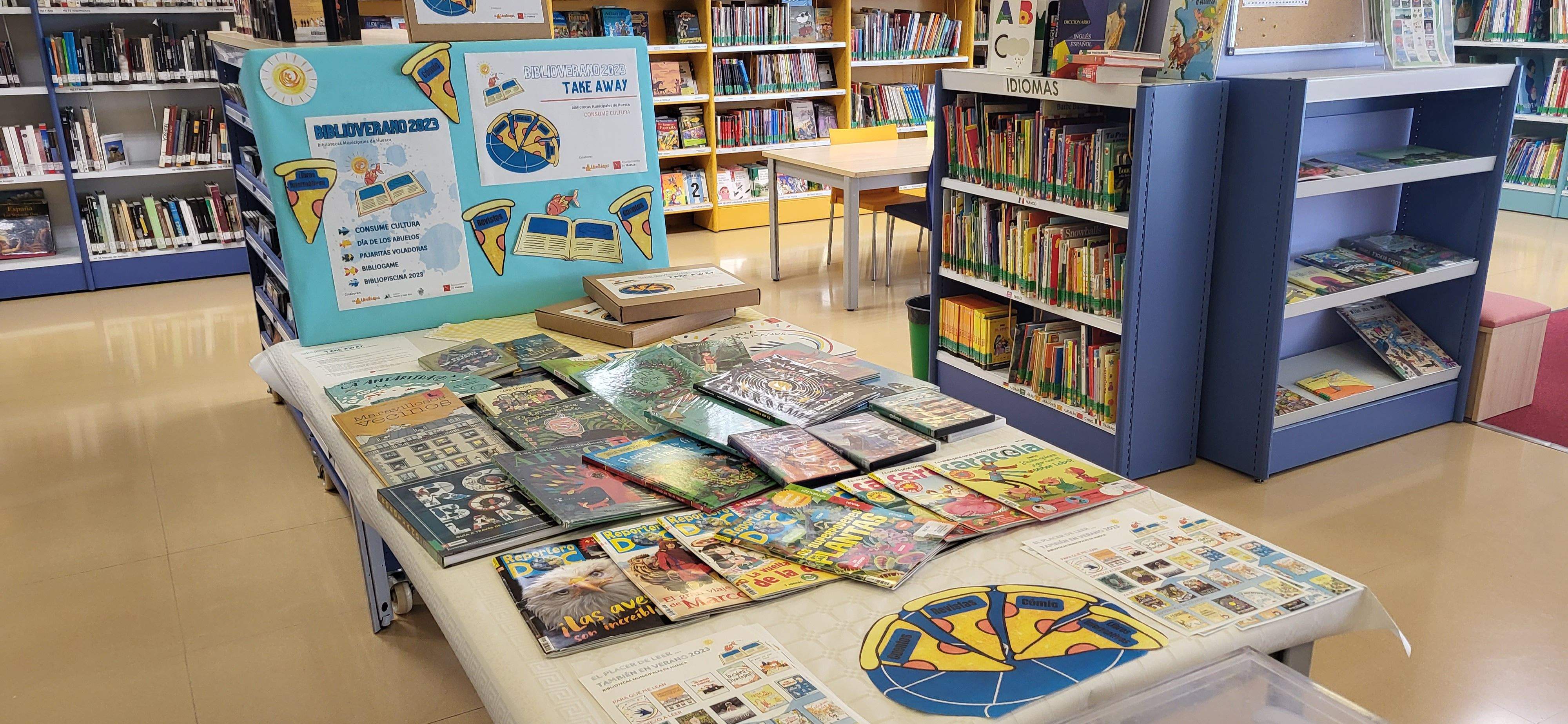 Zona infantil de la biblioteca Durán Gudiol. Foto Myriam Martínez
