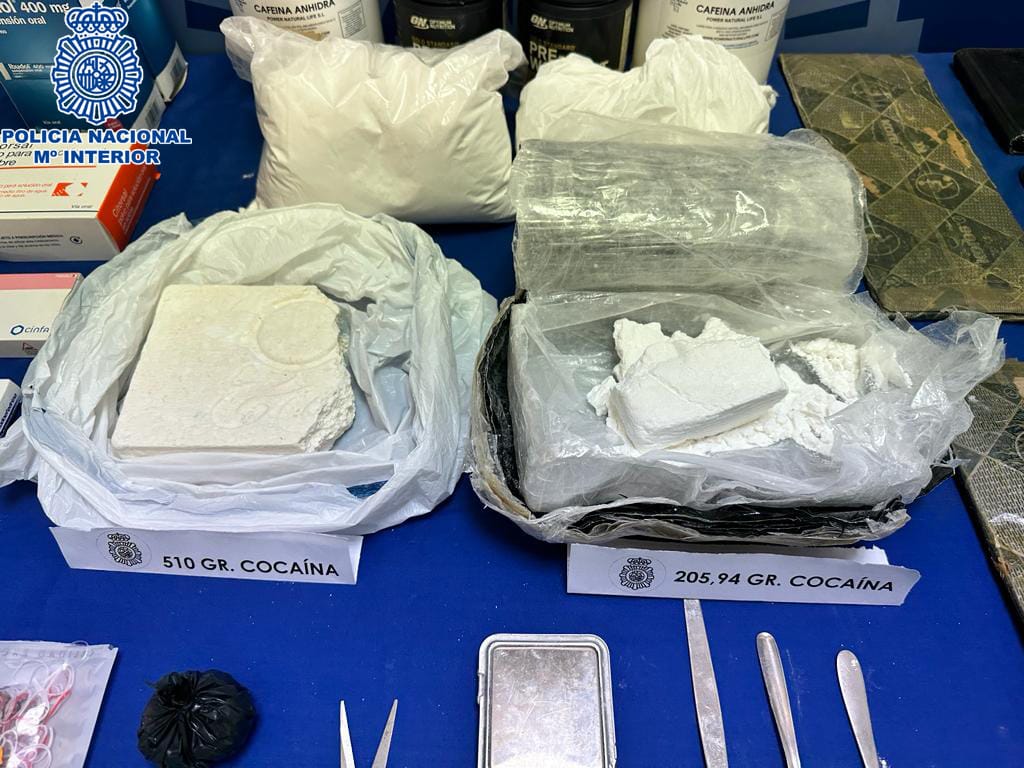 La mayor cantidad de cocaína intervenida en Huesca