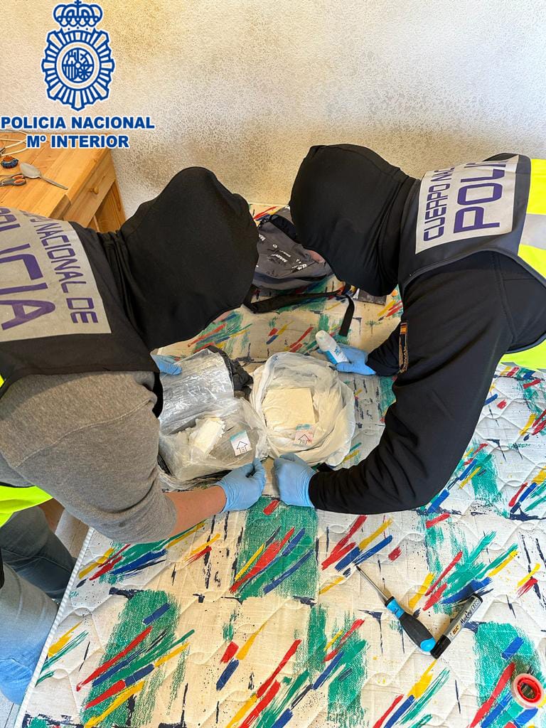 La mayor cantidad de cocaína intervenida en Huesca