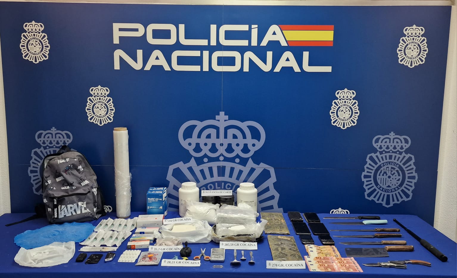 La mayor cantidad de cocaína intervenida en Huesca