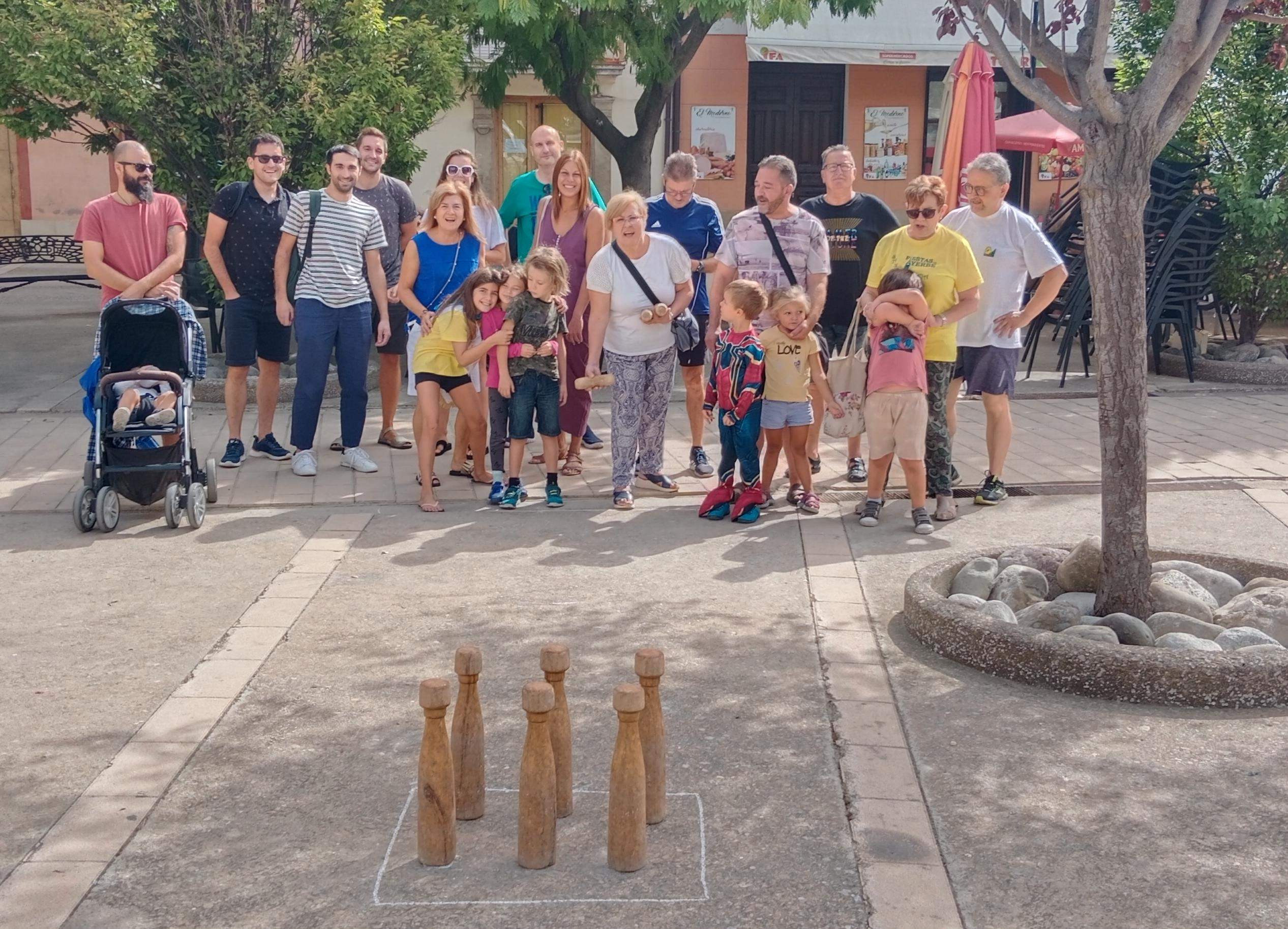 Juegos tradicionales en Ayerbe.