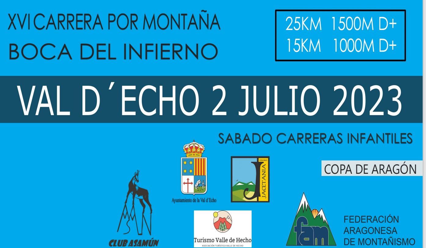 Cartel de la Carrera Boca del Infierno.