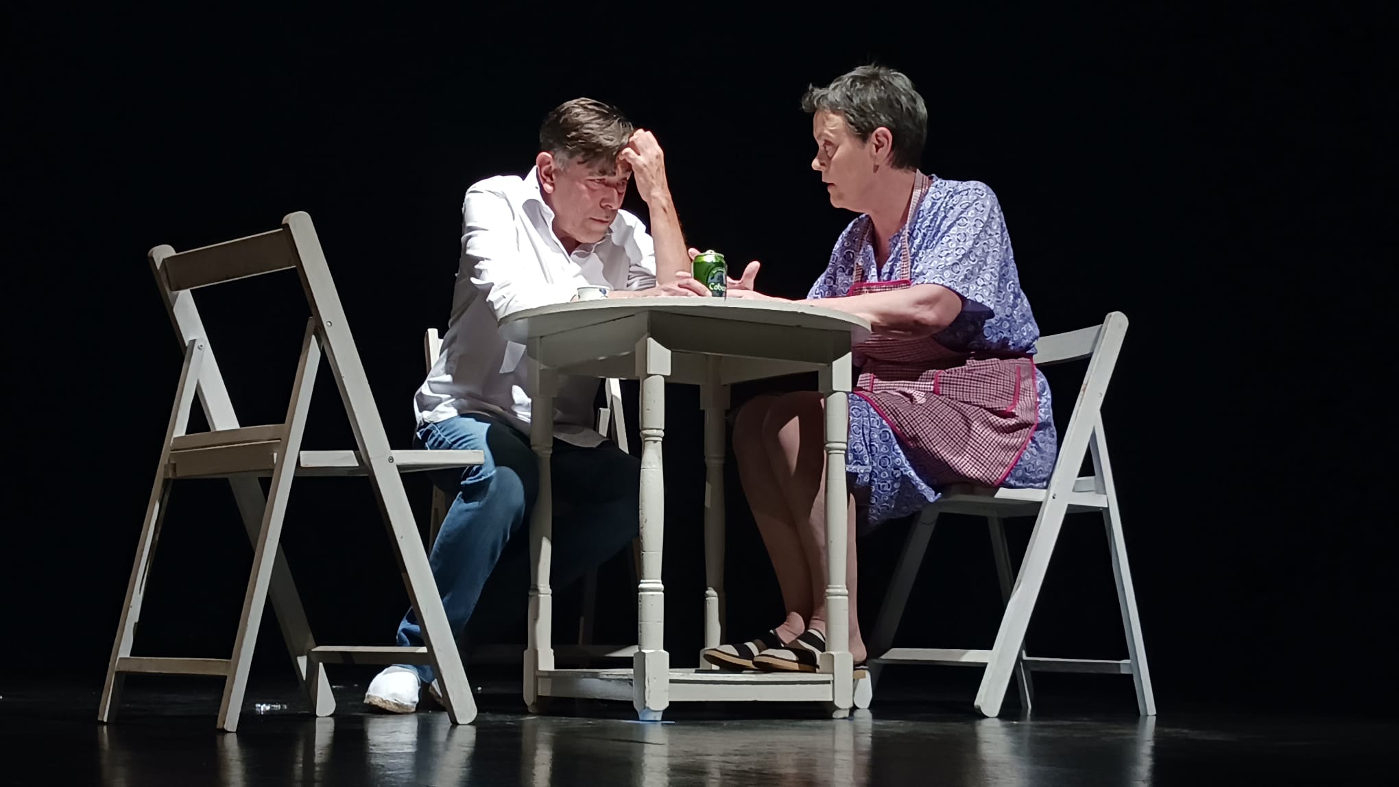 Infinito Teatro y la obra "Korruptia". Foto La López 