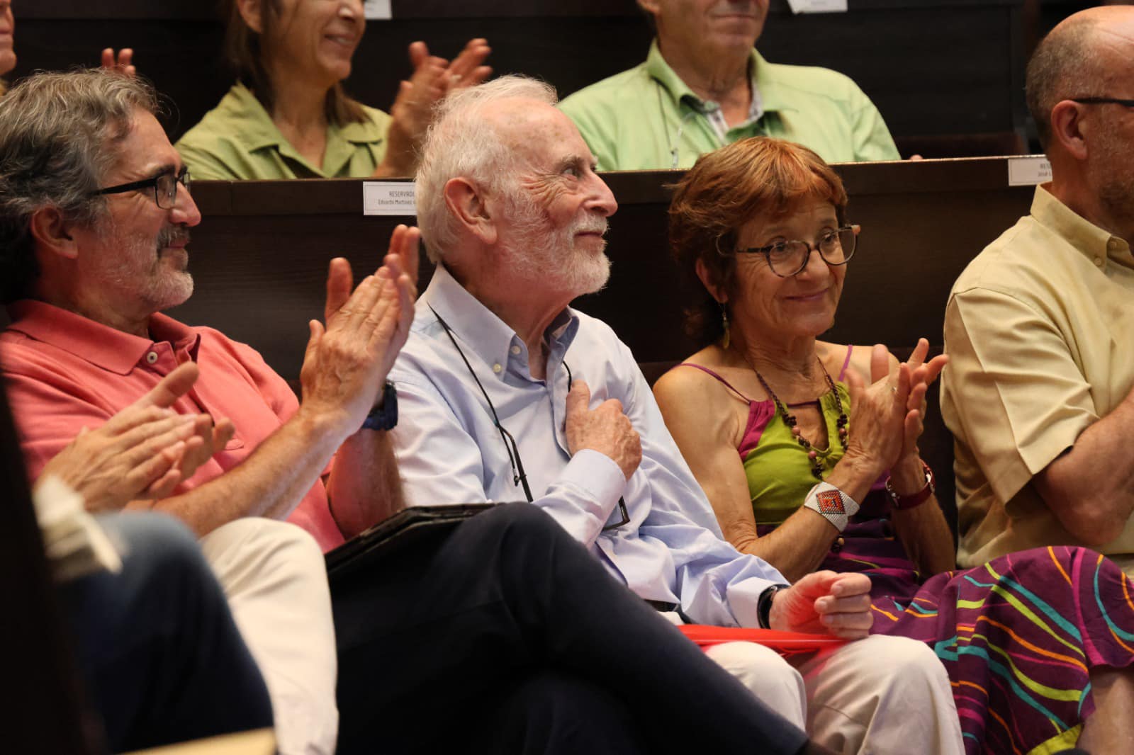 Homenaje a Eduardo Martínez de Pisón de la Plataforma en Defensa de las Montañas.