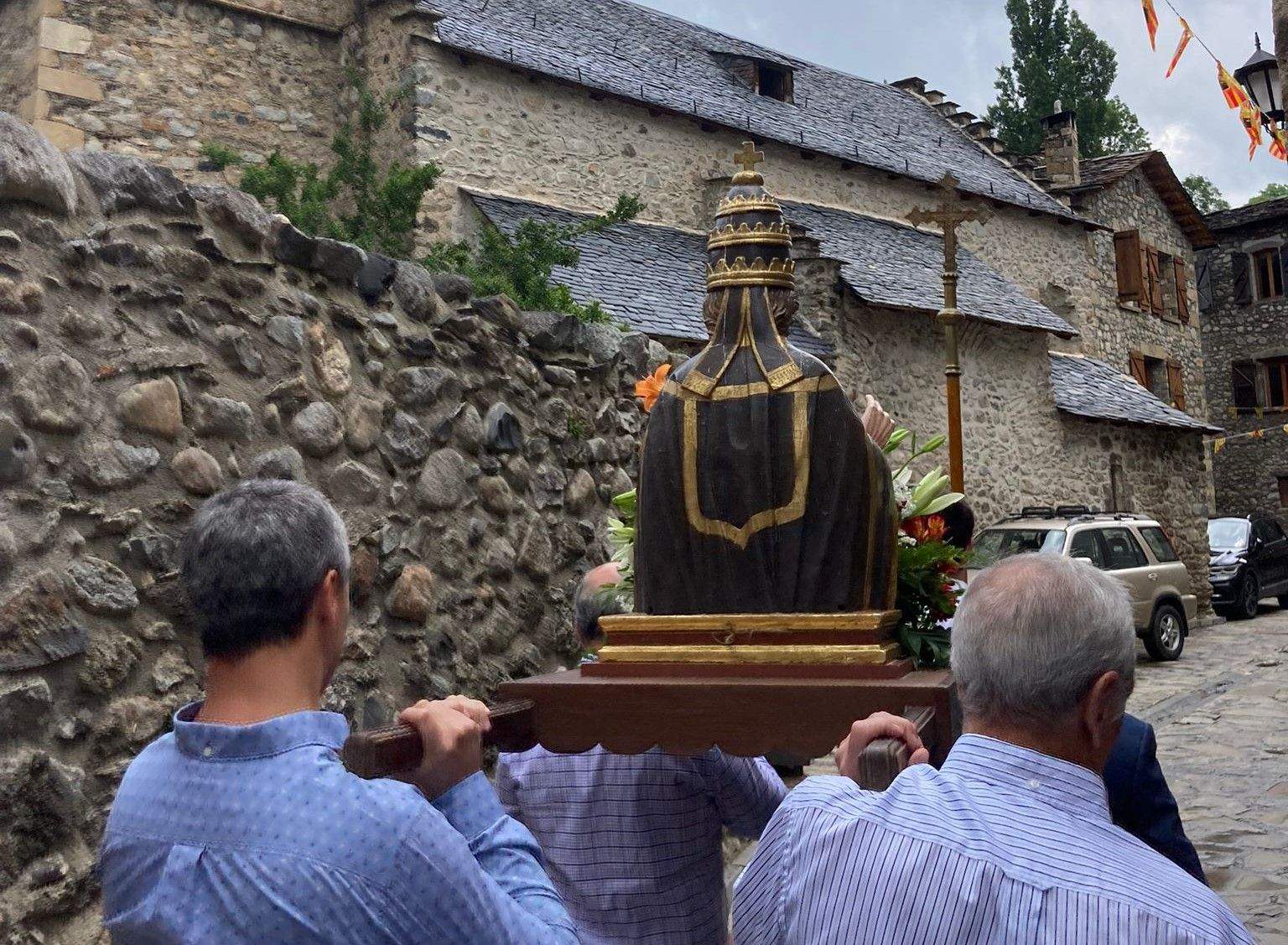 Celebración de San Pedro en Anciles.