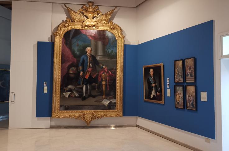 Sala del Museo de Huesca.