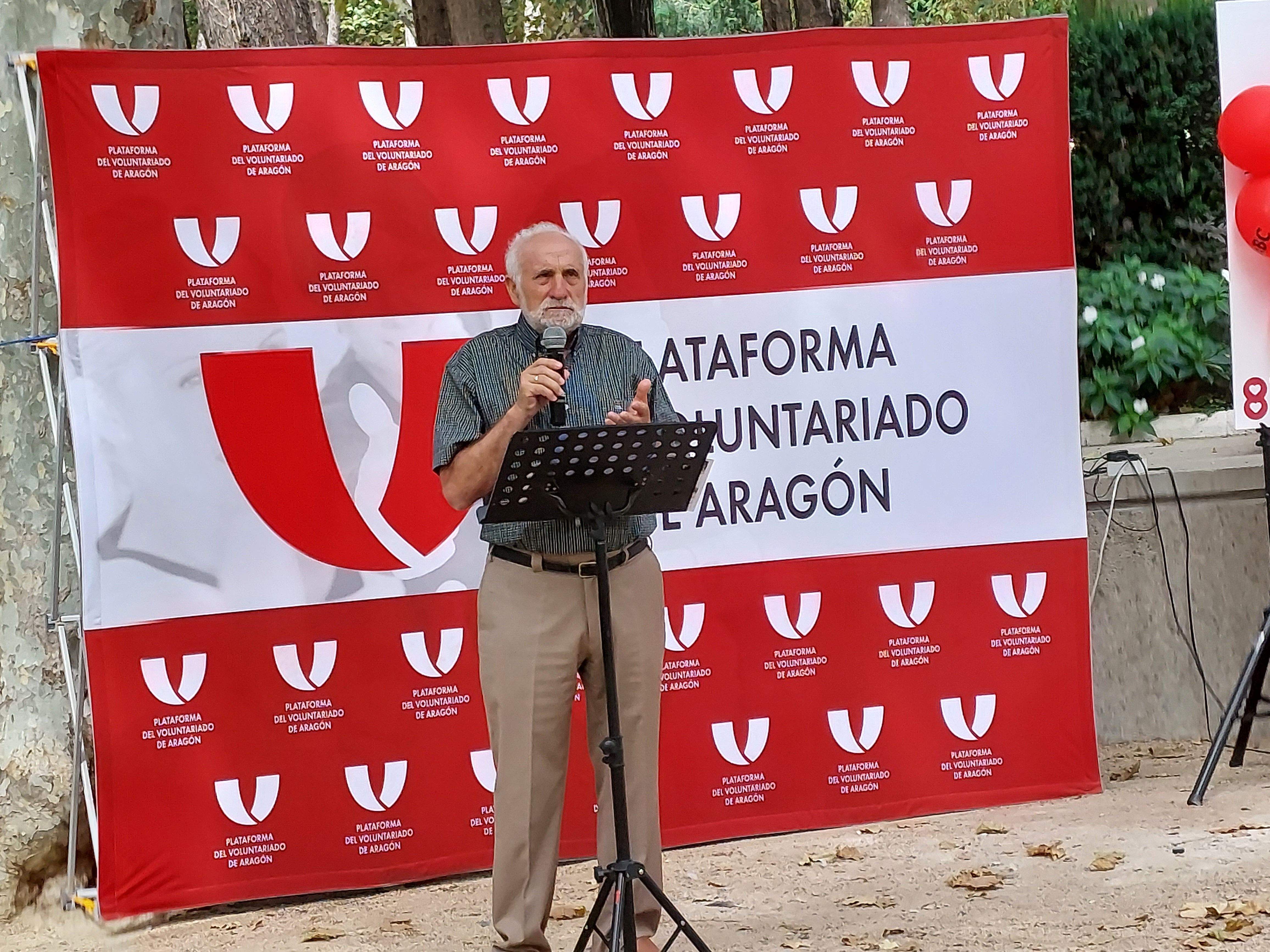 Día del Cooperante de la Plataforma del Voluntariado de Aragón. Antonio Brosed