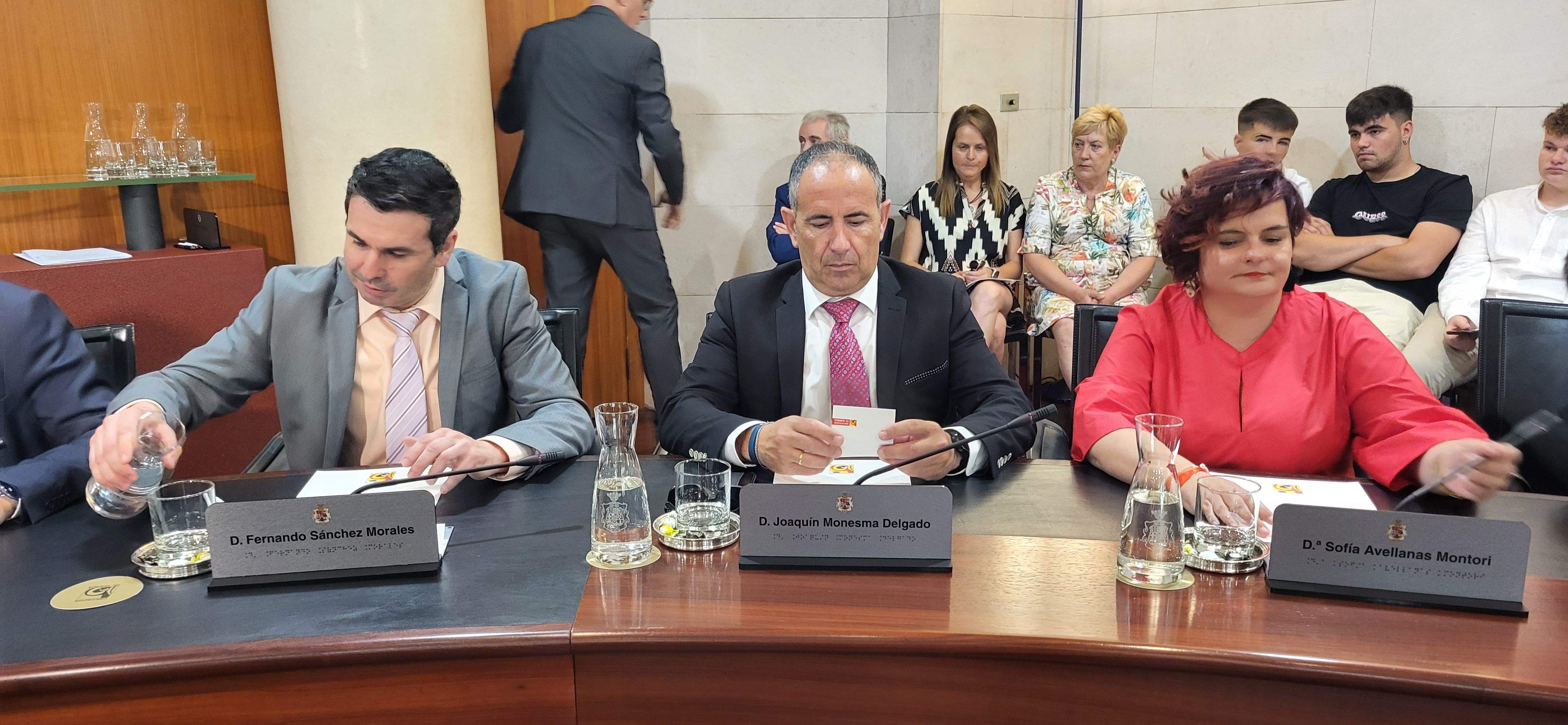 Constitución de la Diputación Provincial de Huesca. Foto Myriam Martínez