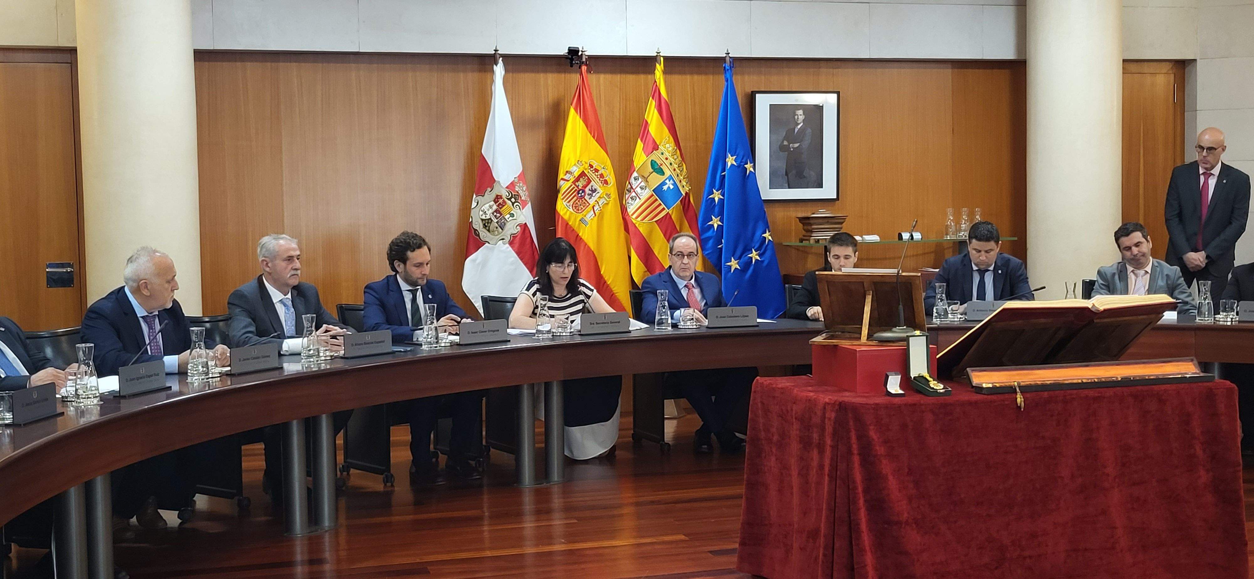 Constitución de la Diputación Provincial de Huesca. Foto Myriam Martínez